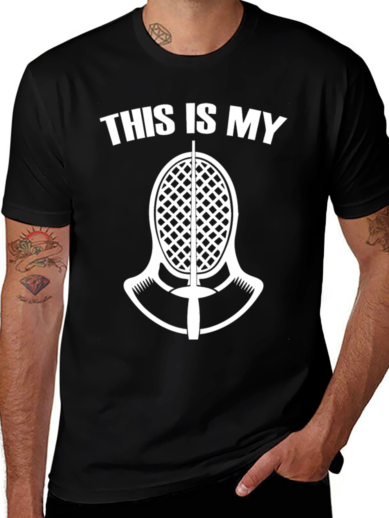 Fencing T-Shirt: This is My Mask