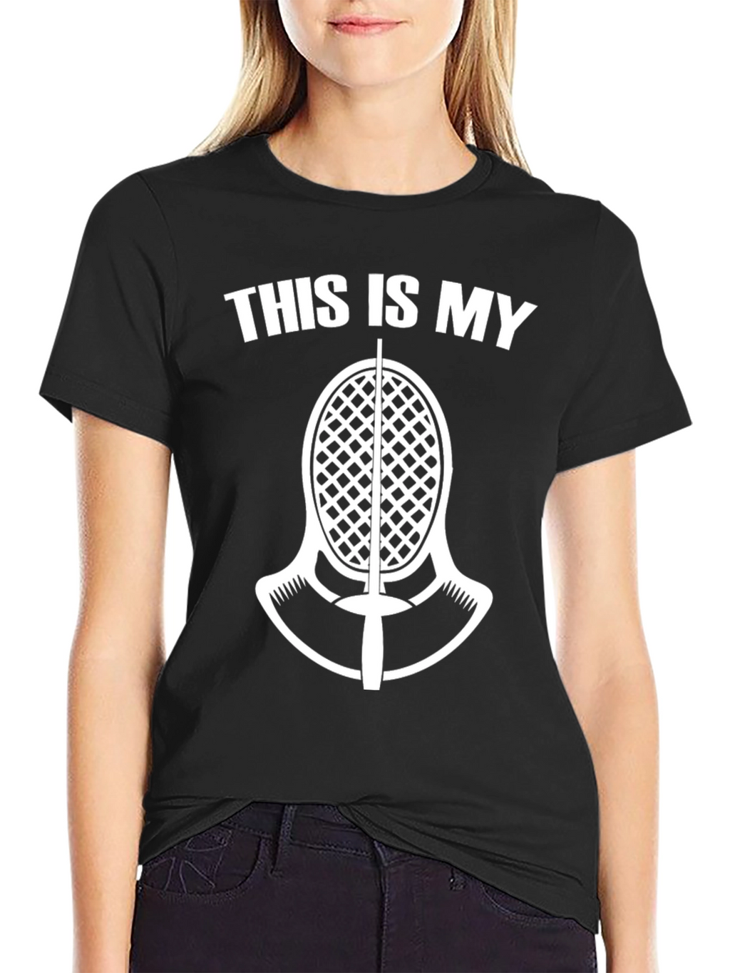 Fencing T-Shirt: This is My Mask