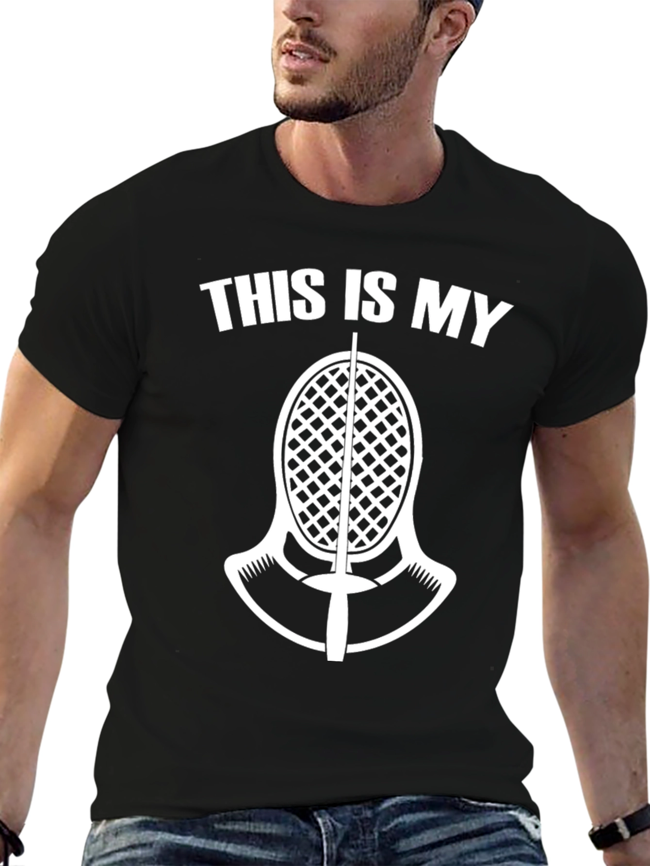 Fencing T-Shirt: This is My Mask