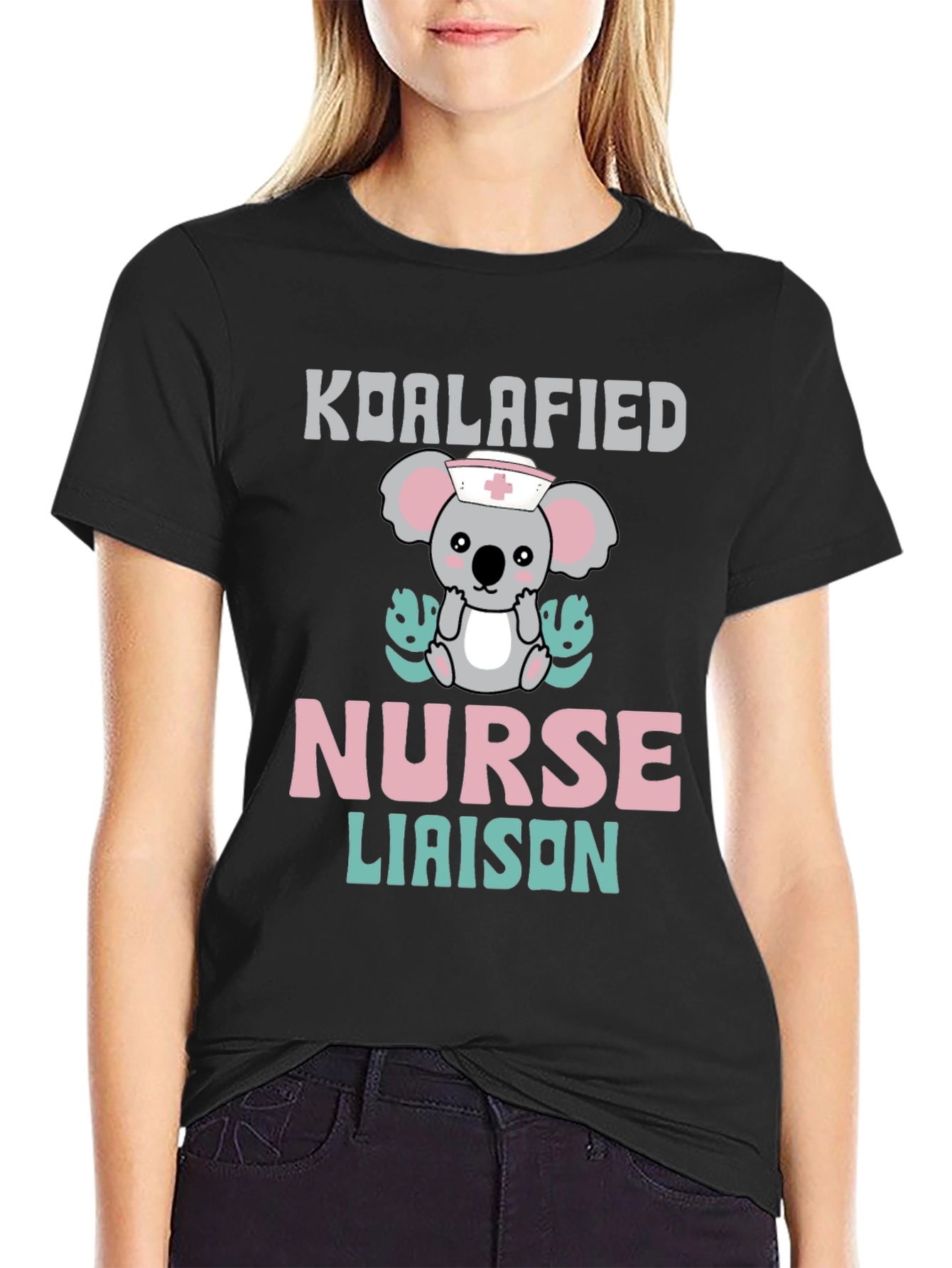 Koalafied Nurse Liaison T-Shirt - Cute Koala Graphic Tee