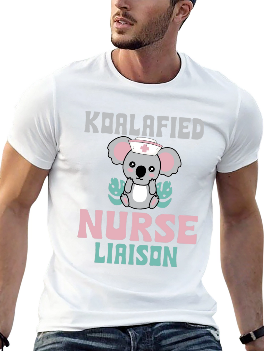 Koalafied Nurse Liaison T-Shirt - Cute Koala Graphic Tee