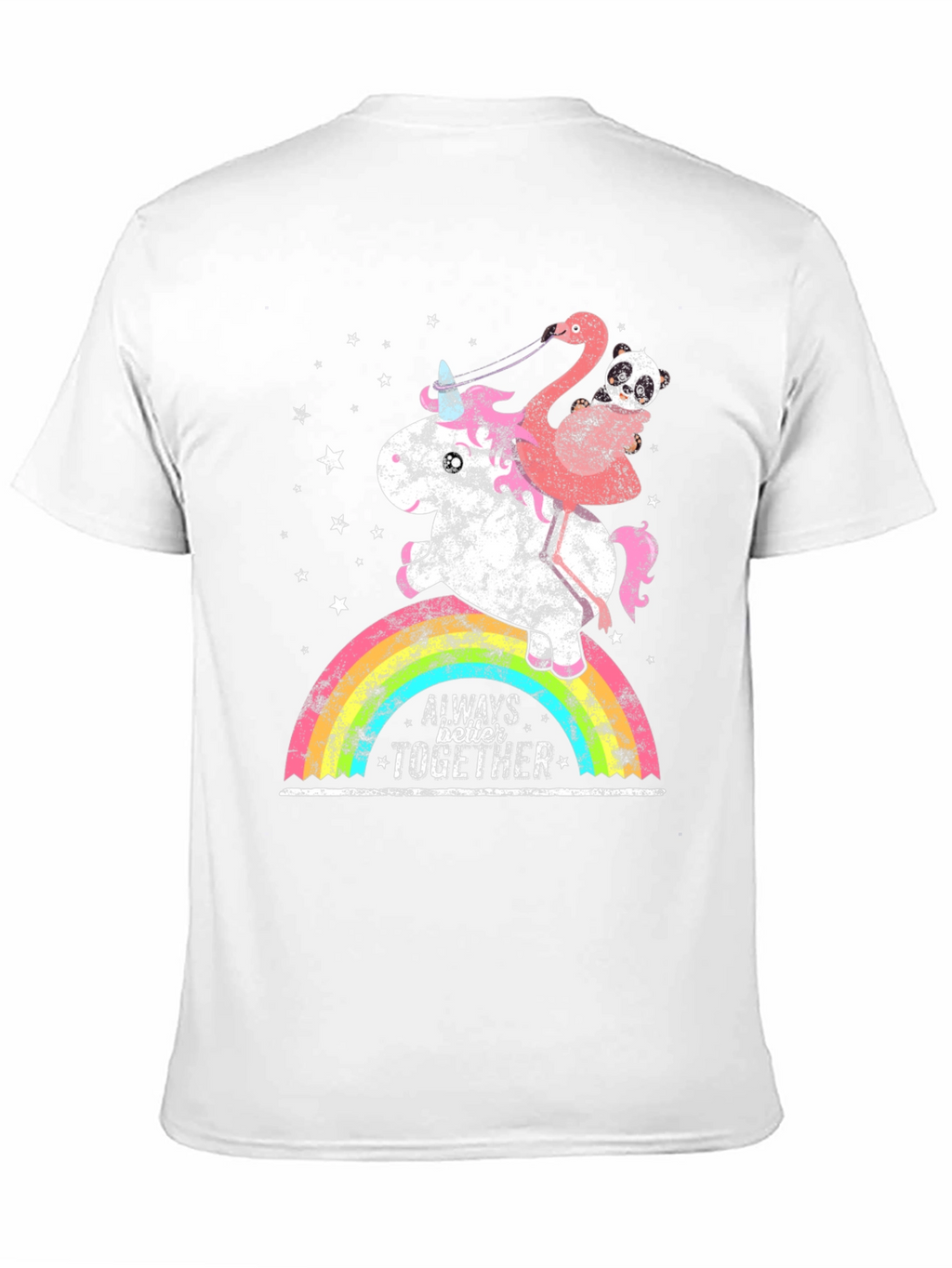 Unicorn Flamingo & Panda Graphic Tee