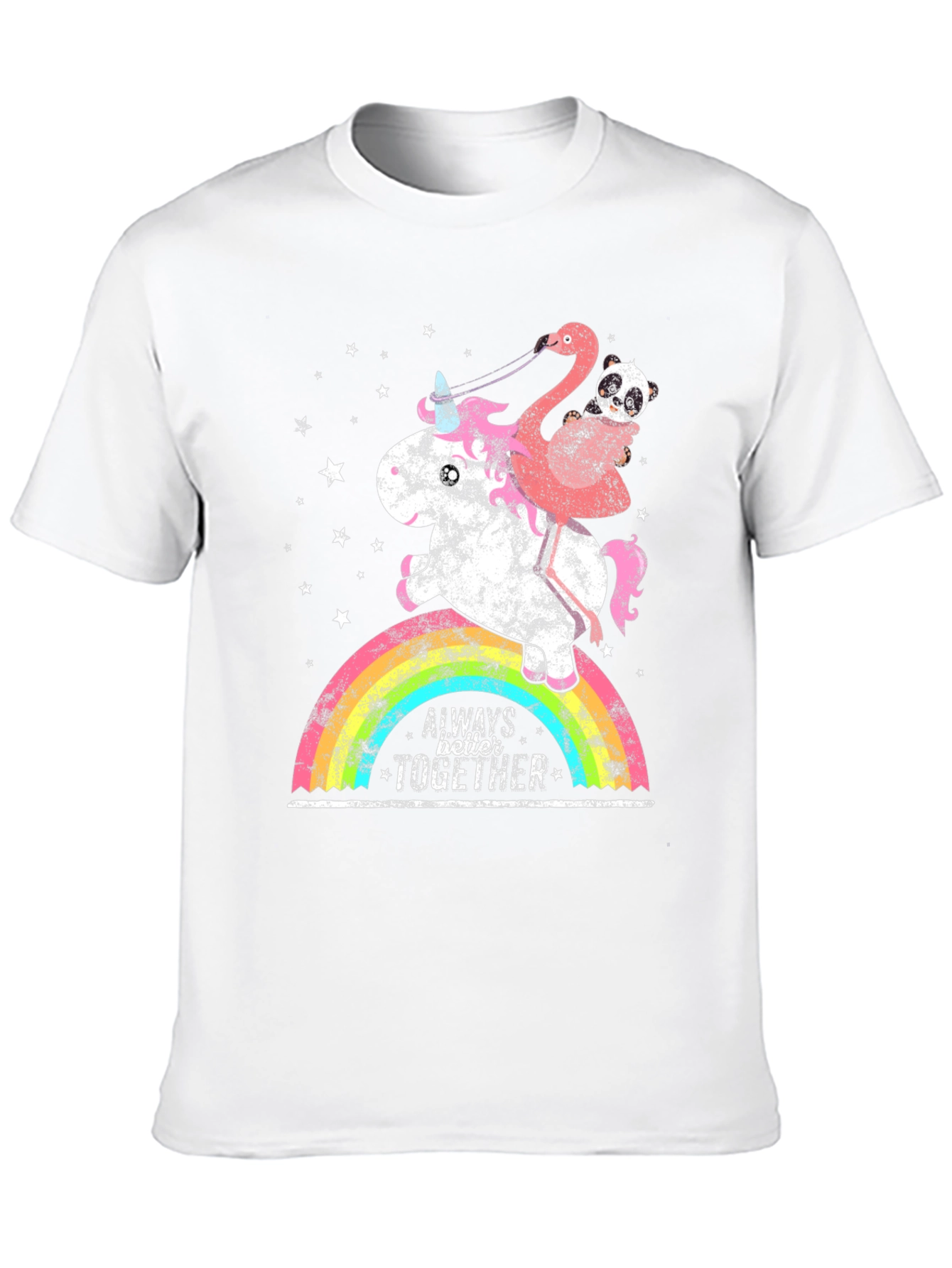 Unicorn Flamingo & Panda Graphic Tee