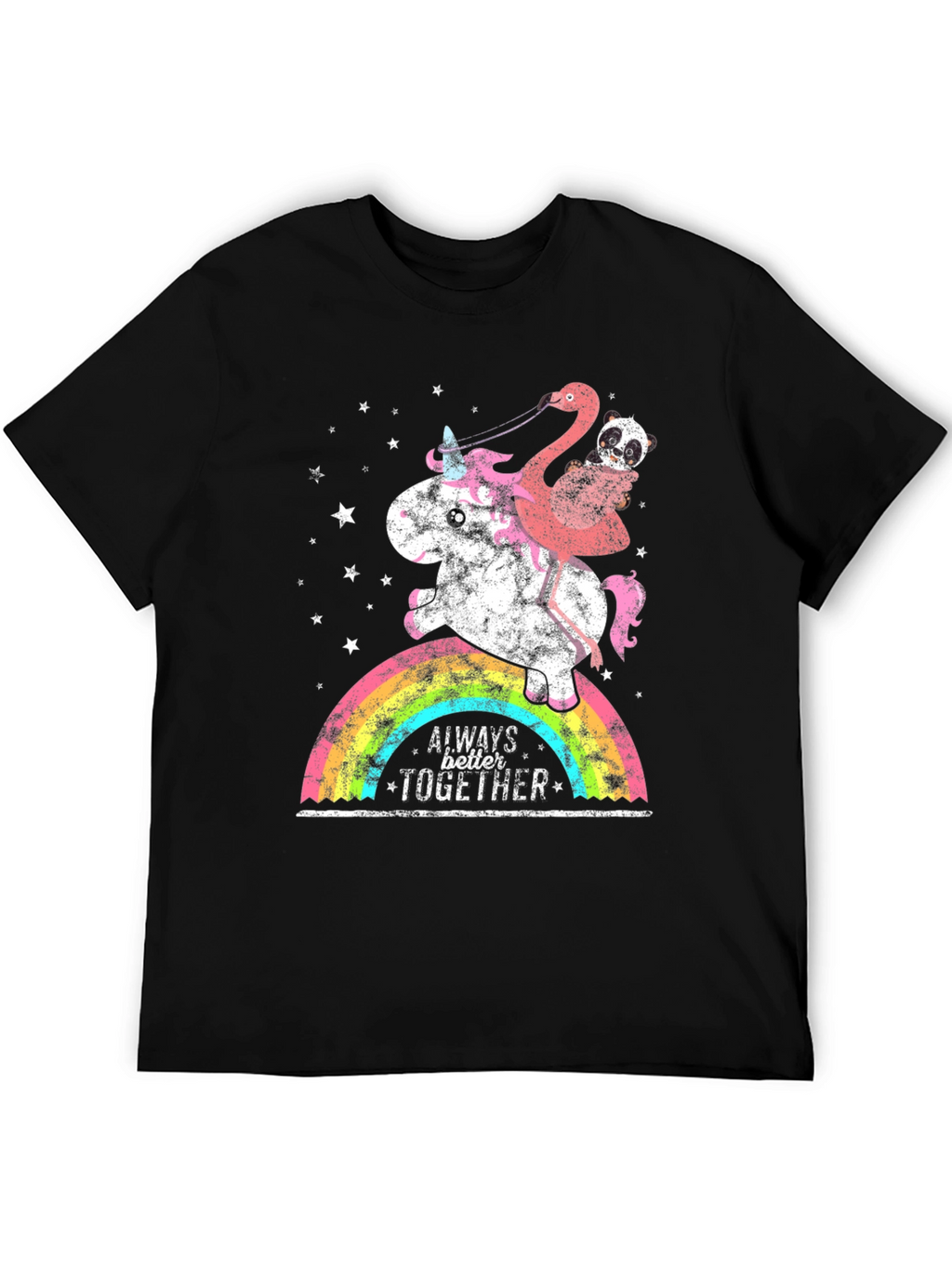 Unicorn Flamingo & Panda Graphic Tee