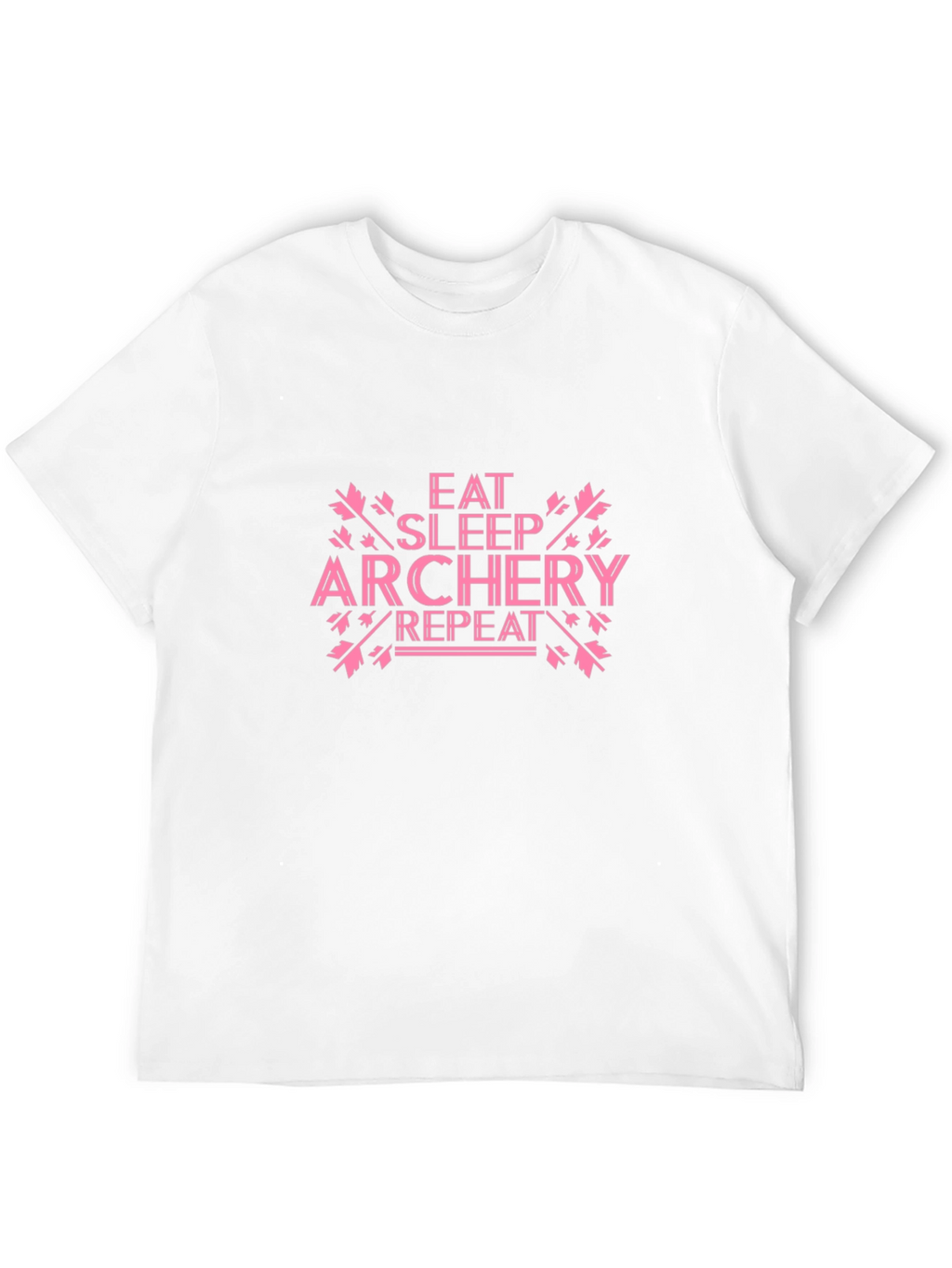 Eat Sleep Archery Repeat Black Tee