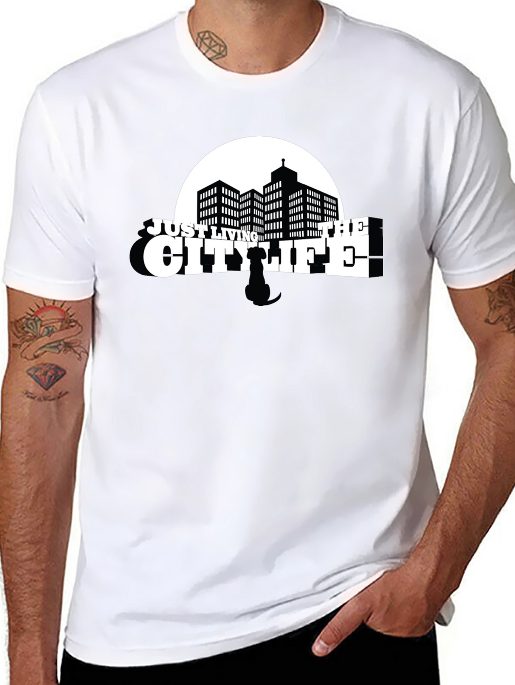 City Life Graphic Tee - Urban Style