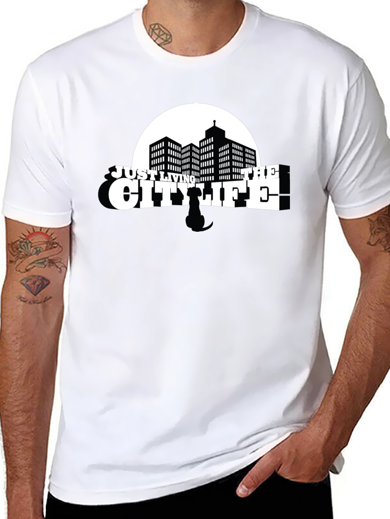 City Life Graphic Tee - Urban Style