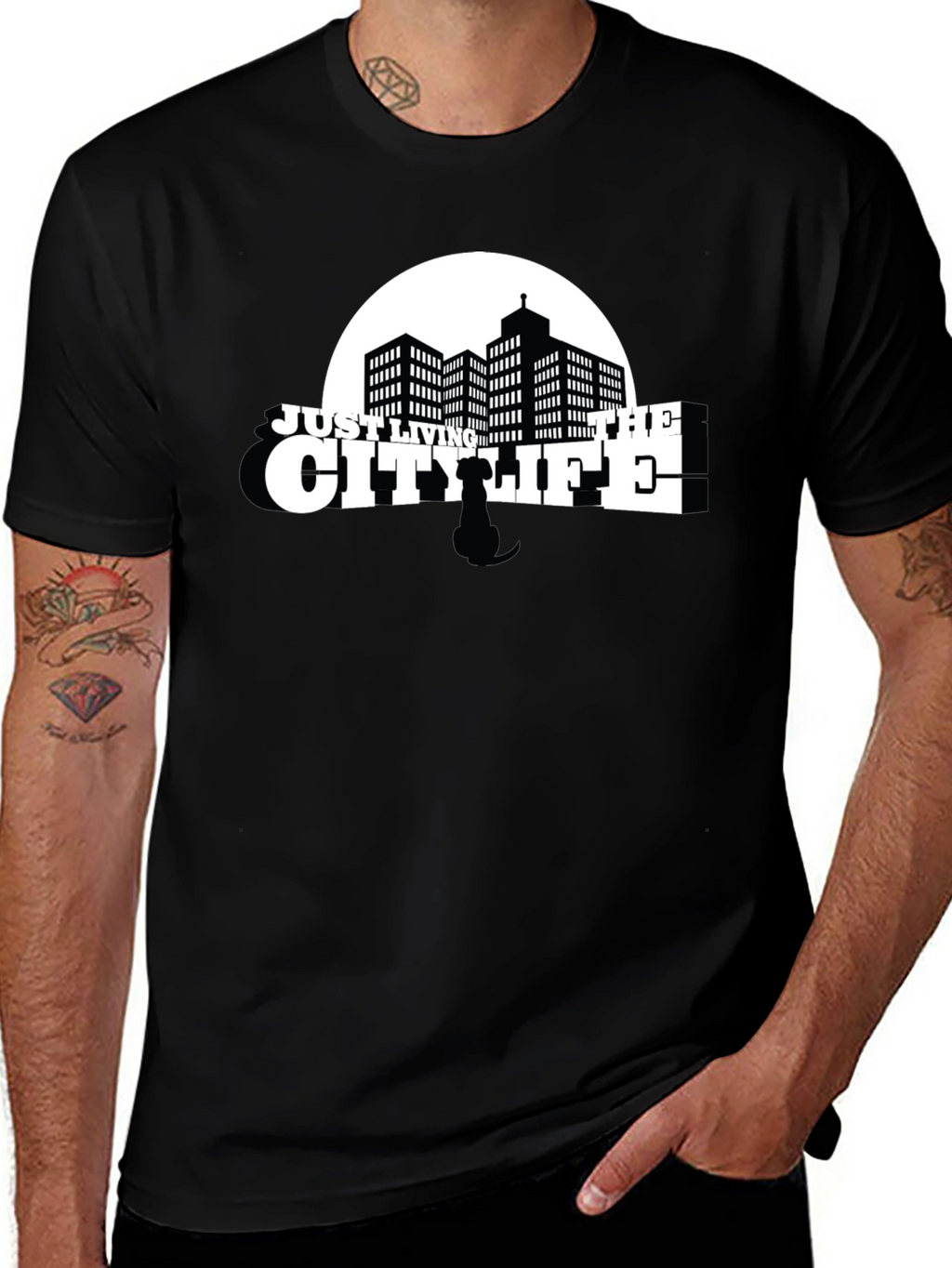 City Life Graphic Tee - Urban Style
