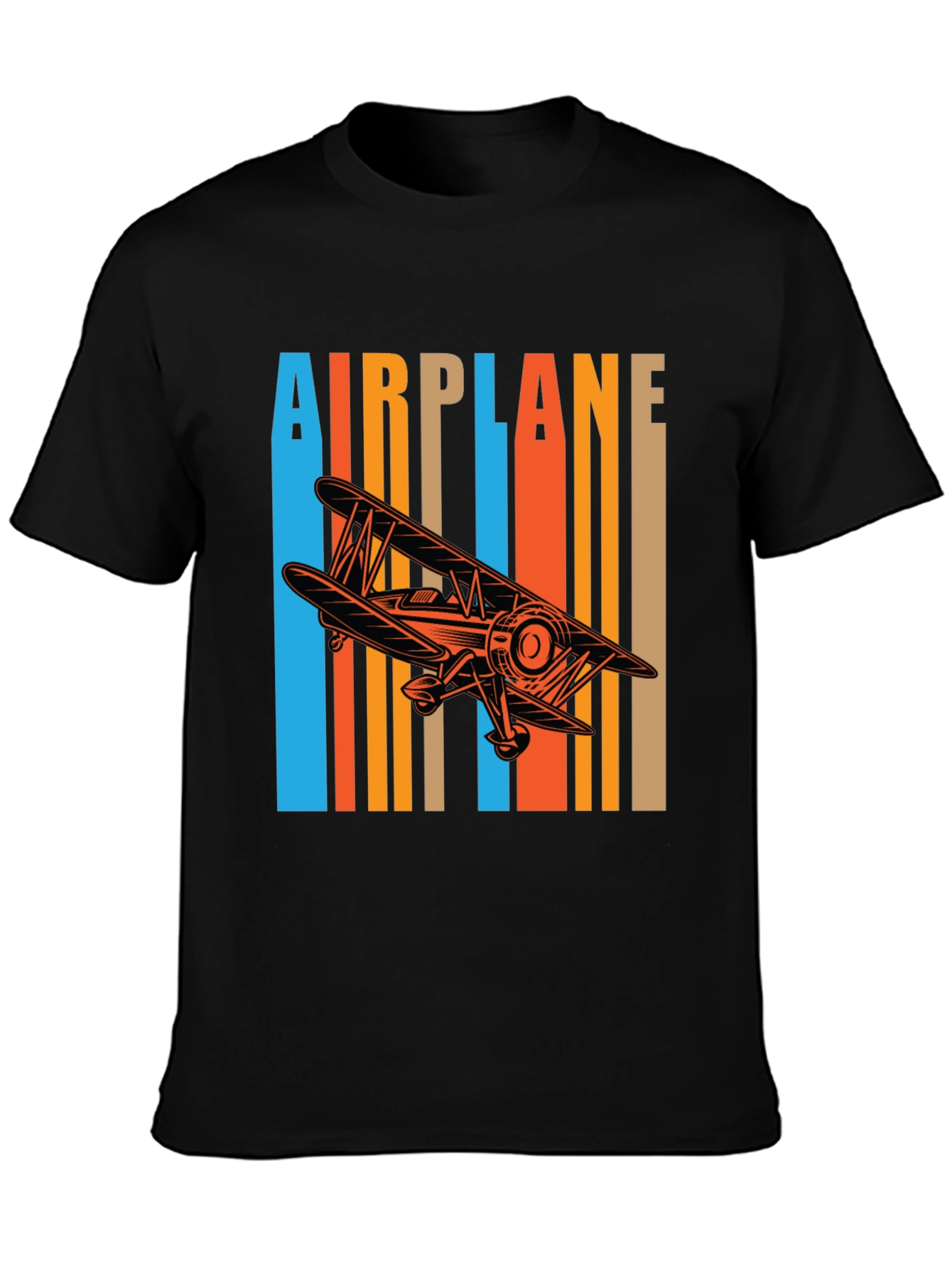 Vintage Airplane T-Shirt - Retro Aviation Design