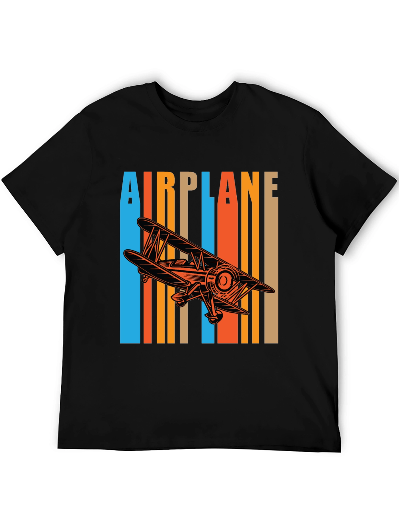 Vintage Airplane T-Shirt - Retro Aviation Design