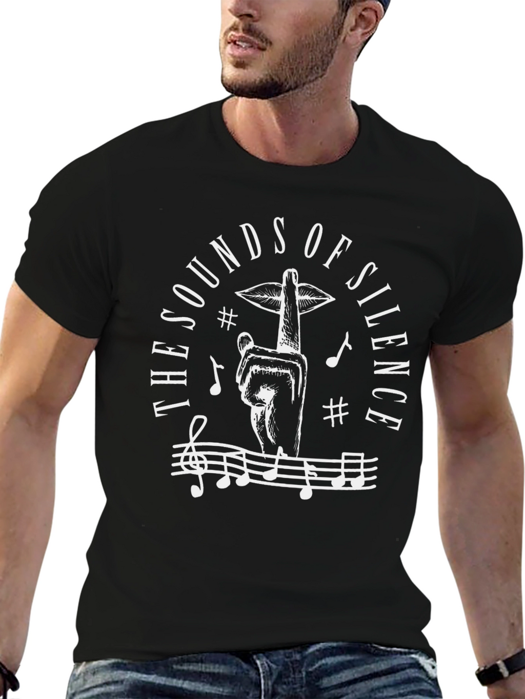 The Sounds of Silence Graphic T-Shirt