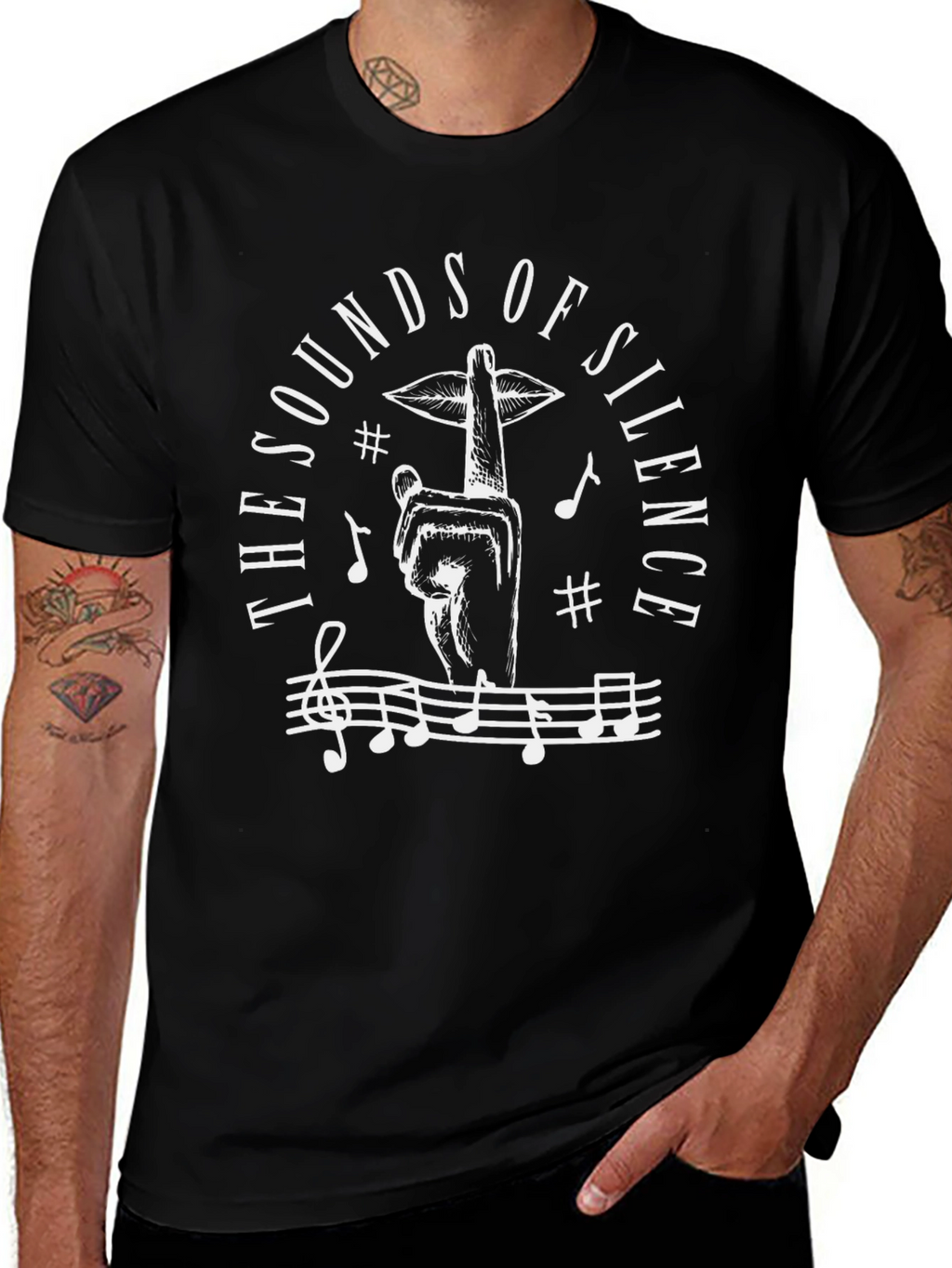 The Sounds of Silence Graphic T-Shirt