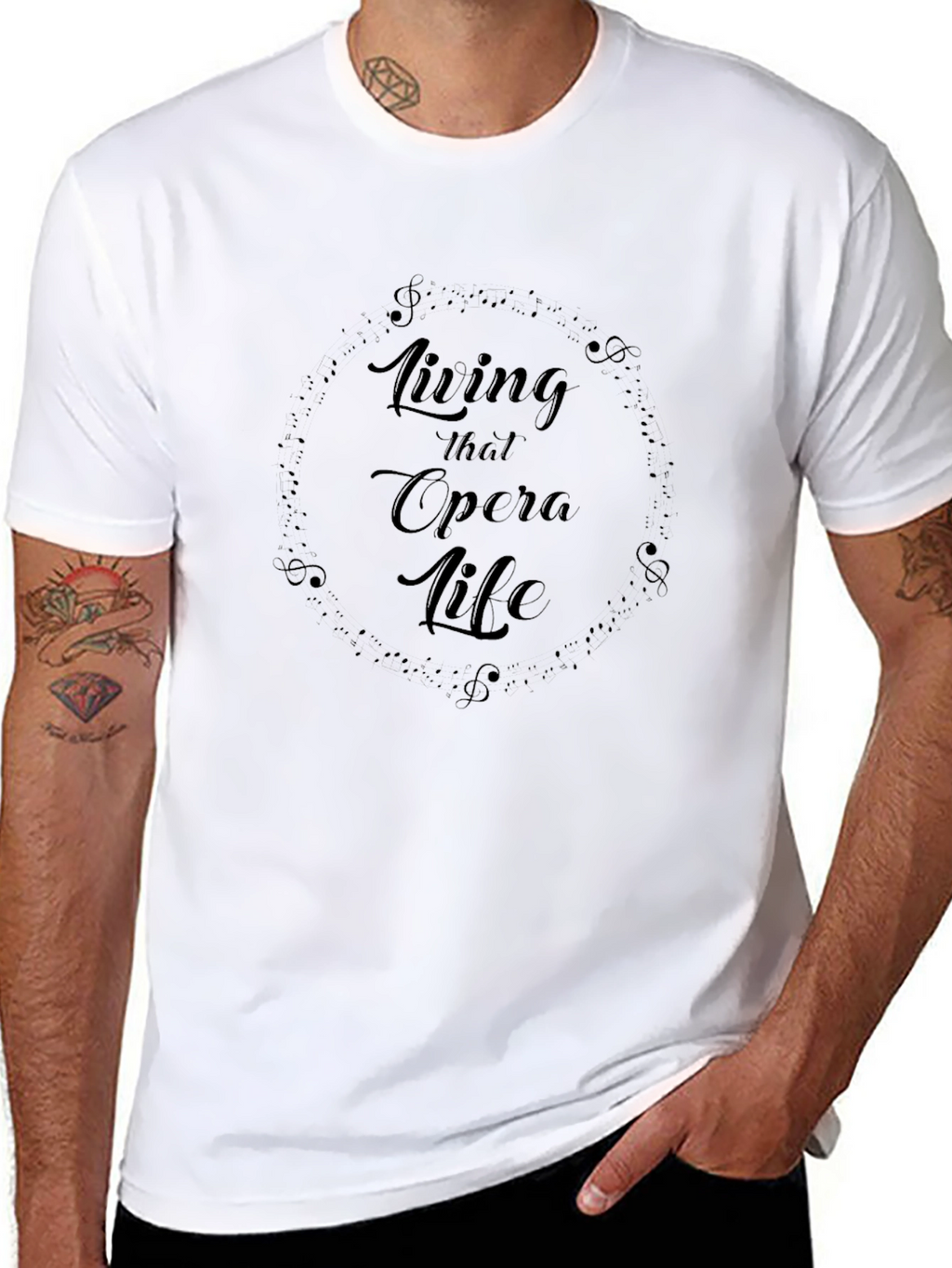 Opera Life Black T-Shirt