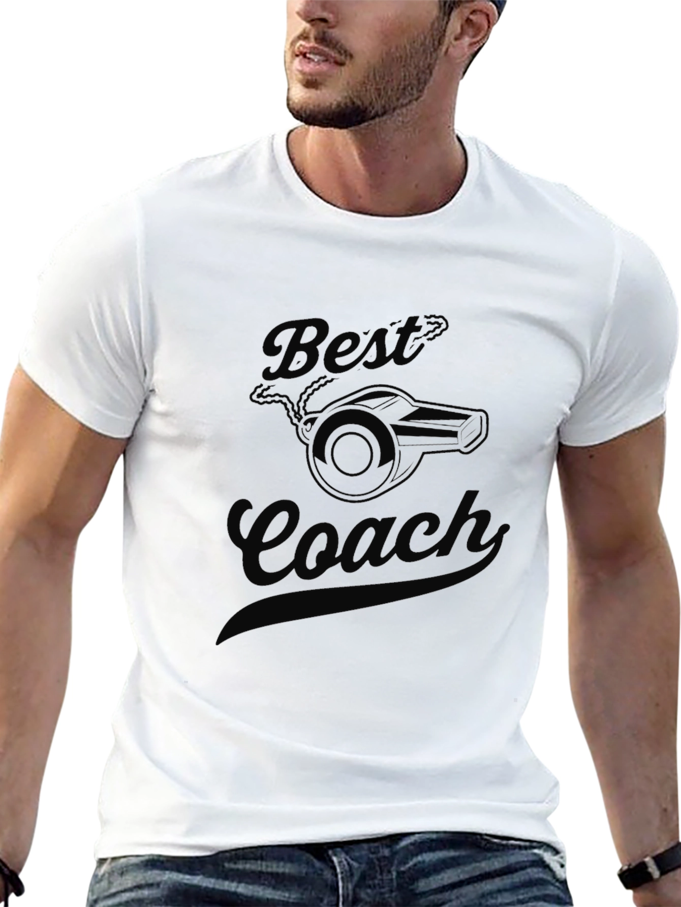 Best Coach Graphic Tee - Soft Cotton T-Shirt