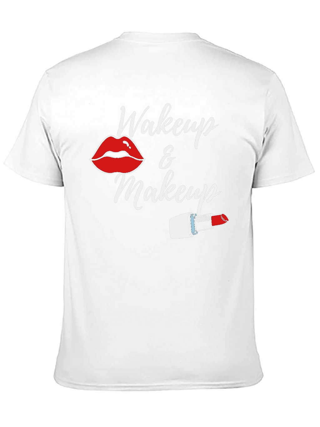 Wakeup & Makeup Black T-Shirt