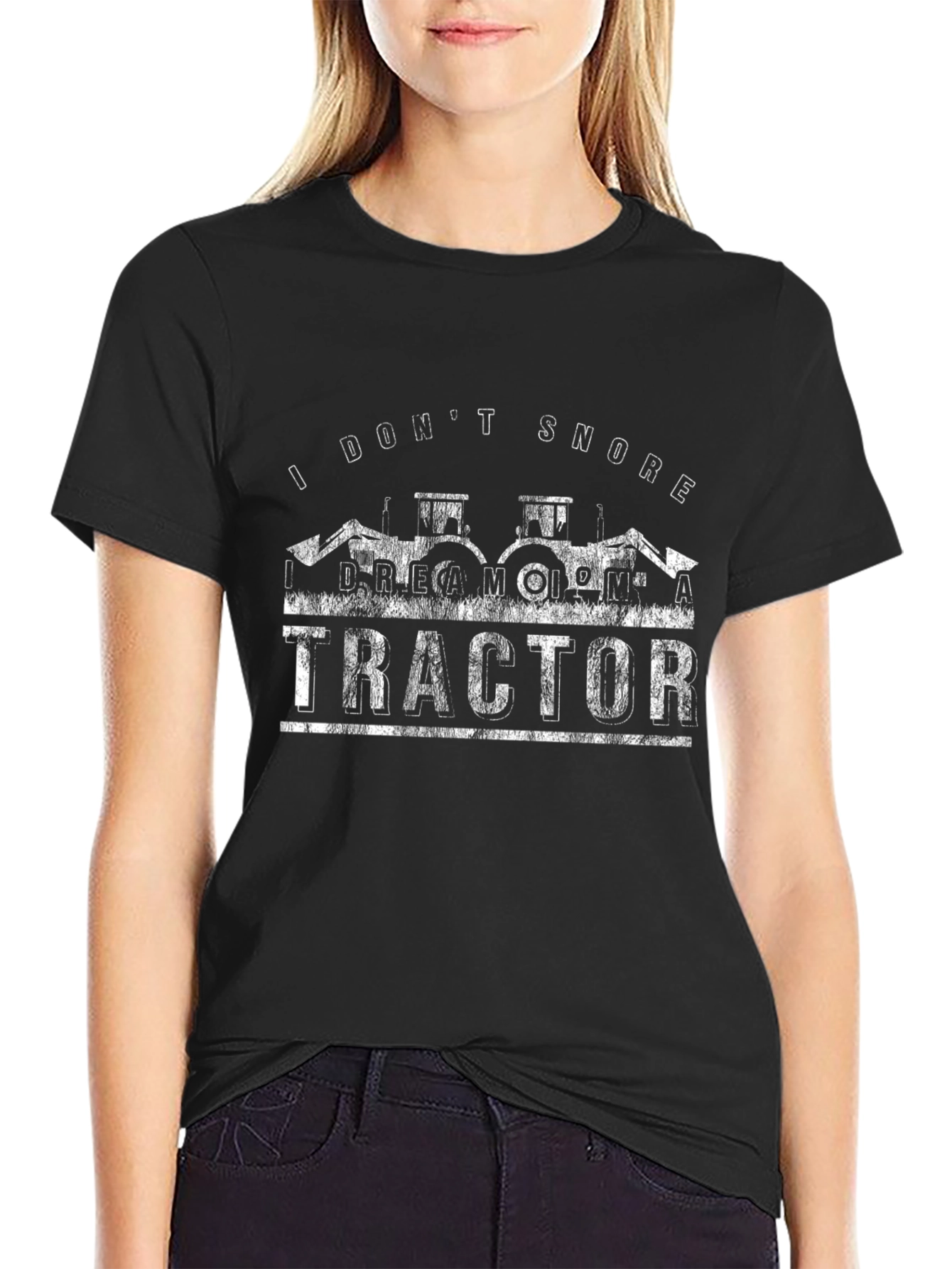 I Dont Snore I Dream Of a Tractor Graphic Tee
