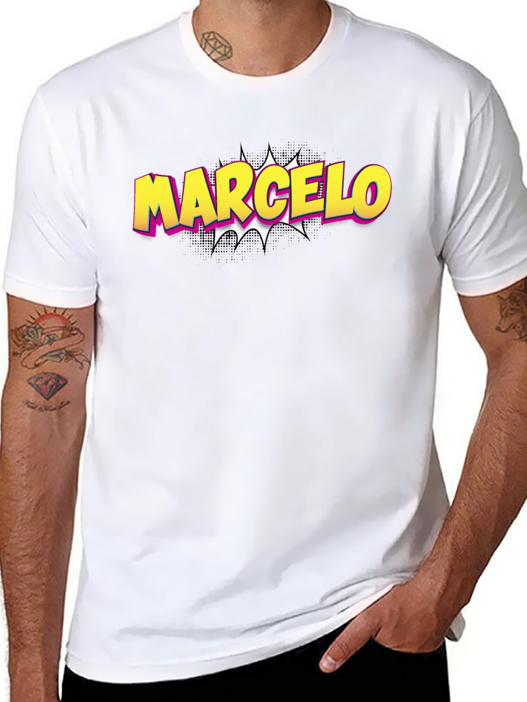 Marcelo Comic Style Personalized T-Shirt