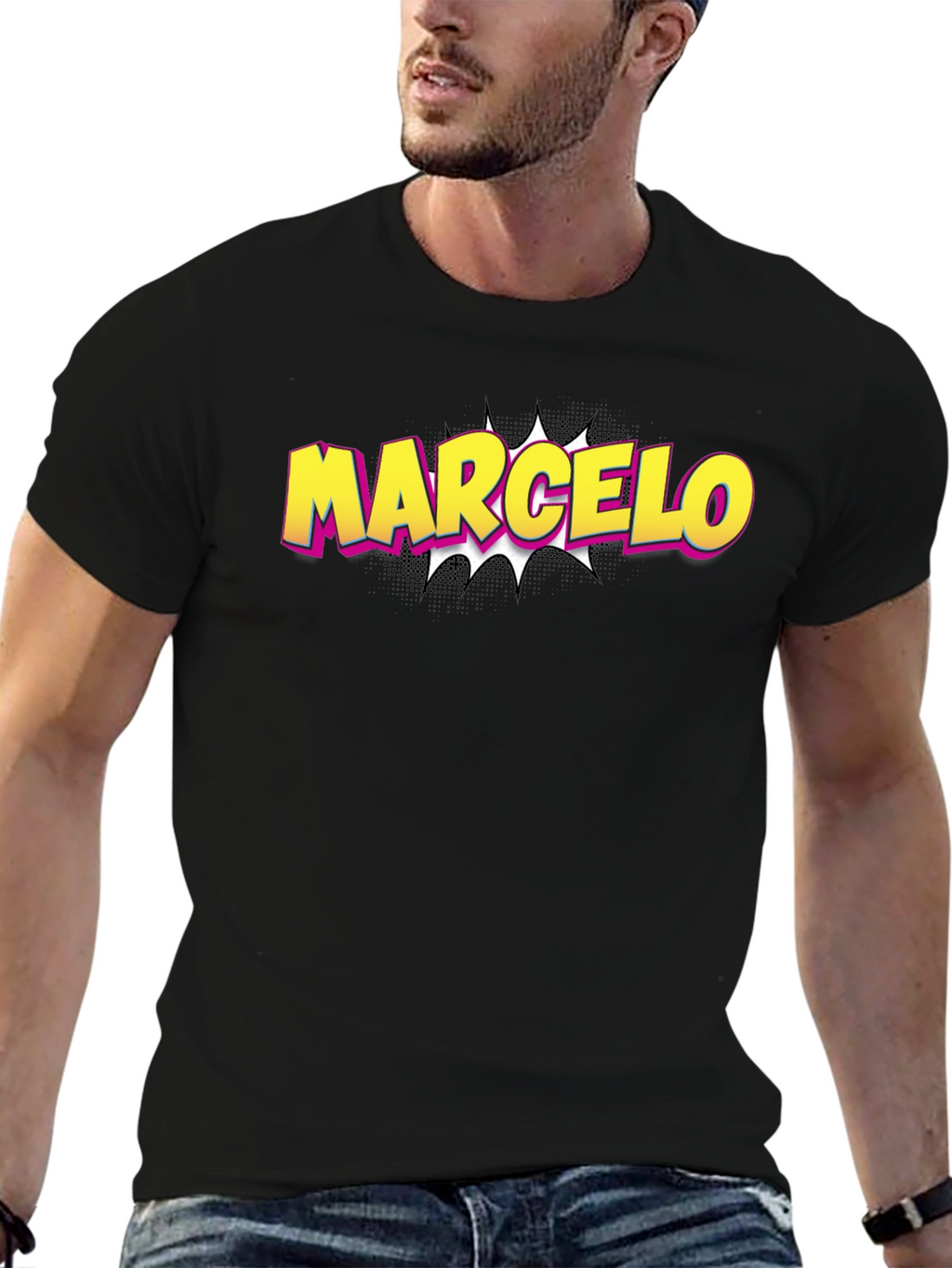 Marcelo Comic Style Personalized T-Shirt