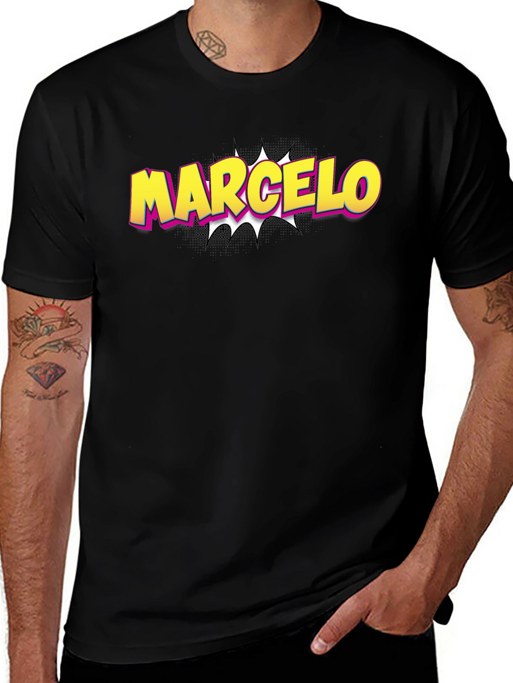 Marcelo Comic Style Personalized T-Shirt