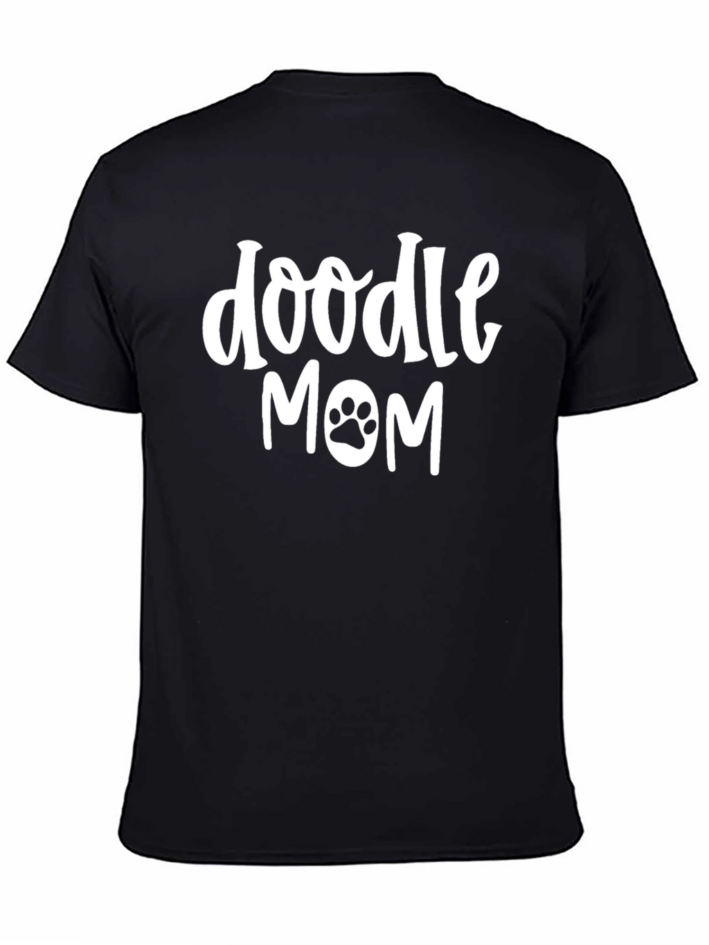 Doodle Mom T-Shirt - Cute Dog Paw Print Tee