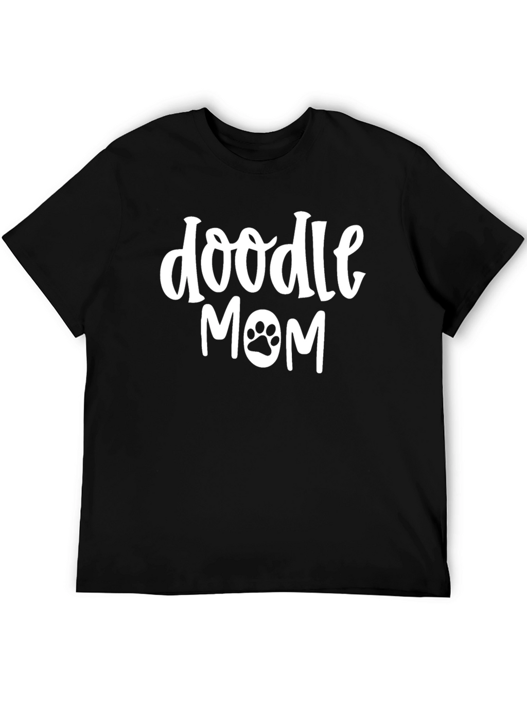 Doodle Mom T-Shirt - Cute Dog Paw Print Tee