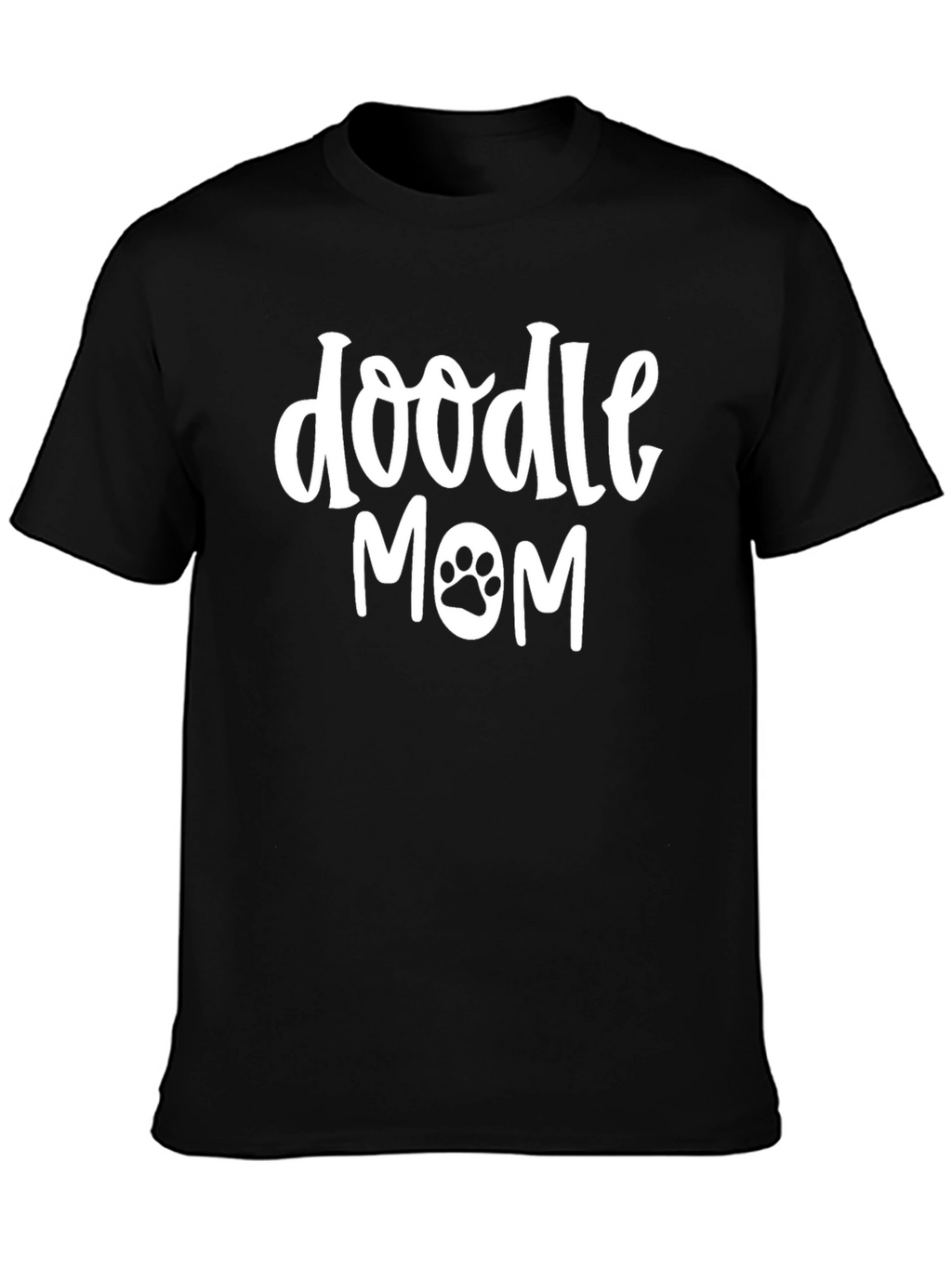 Doodle Mom T-Shirt - Cute Dog Paw Print Tee