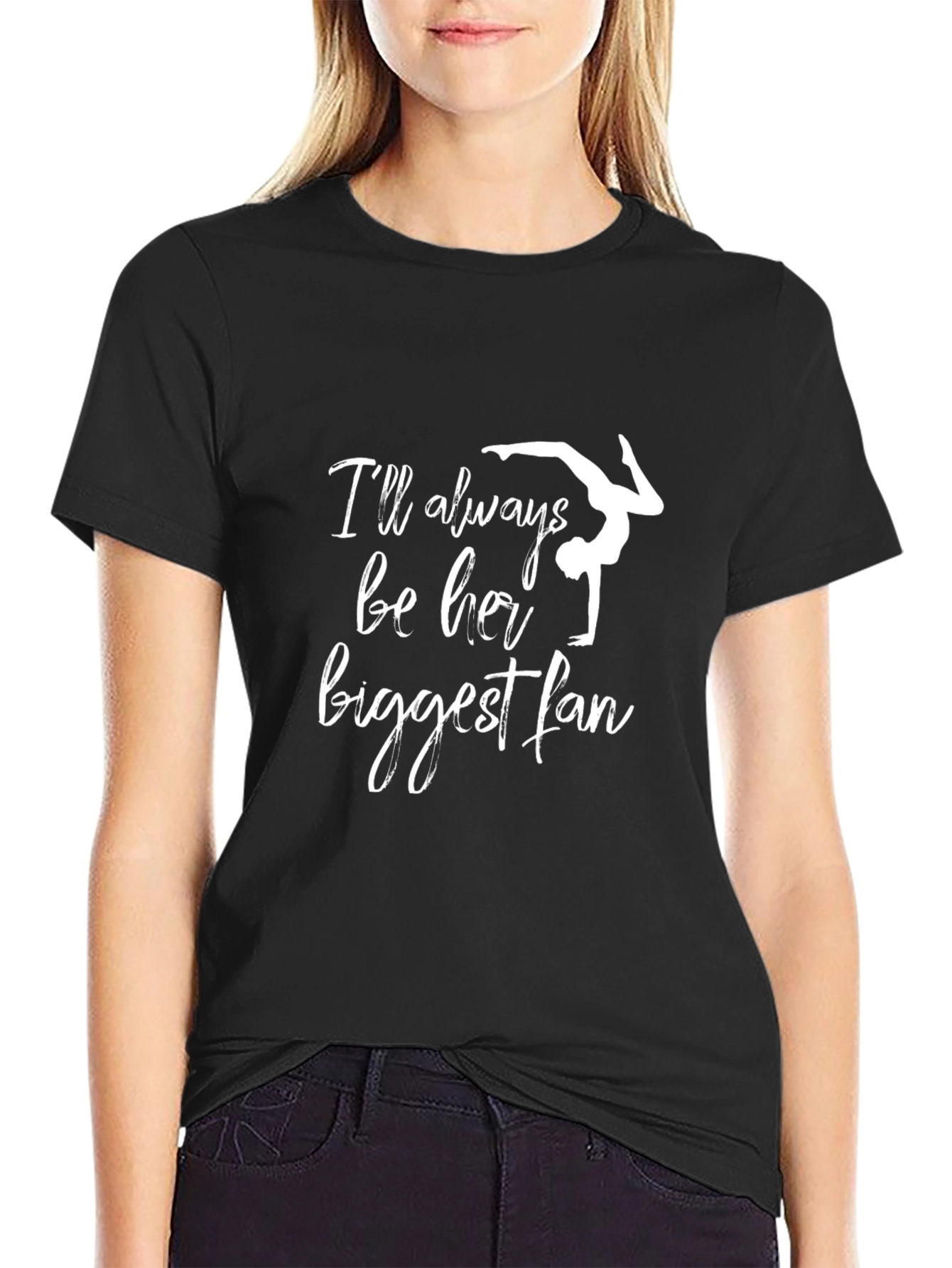 Gymnastics Fan T-Shirt - Ill Always Be Her Biggest Fan