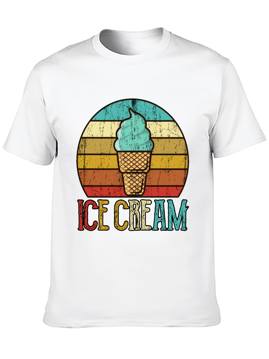 Retro Ice Cream Graphic Tee - Cool Summer Vibes