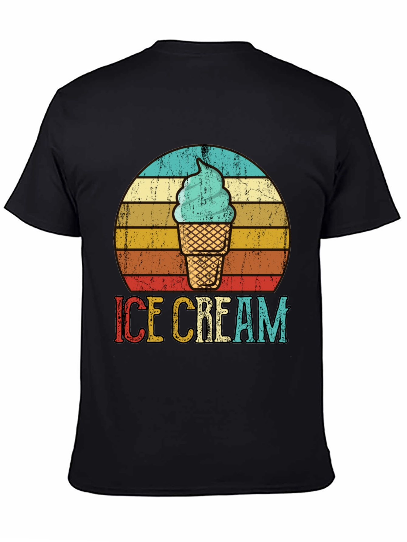 Retro Ice Cream Graphic Tee - Cool Summer Vibes