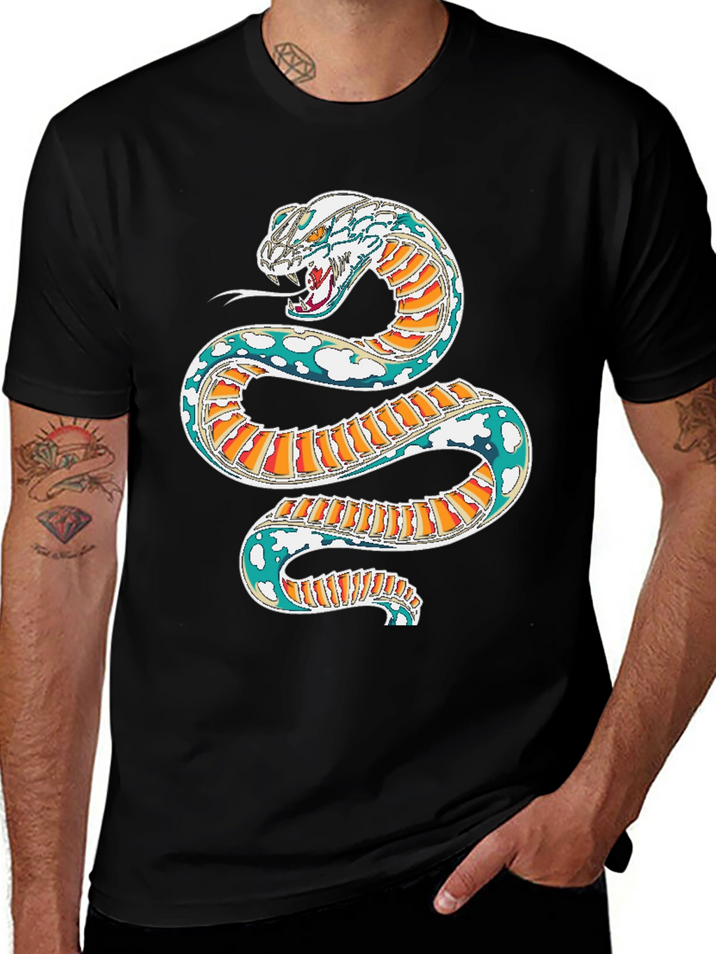 Snake Graphic Tee | Cool Reptile Design