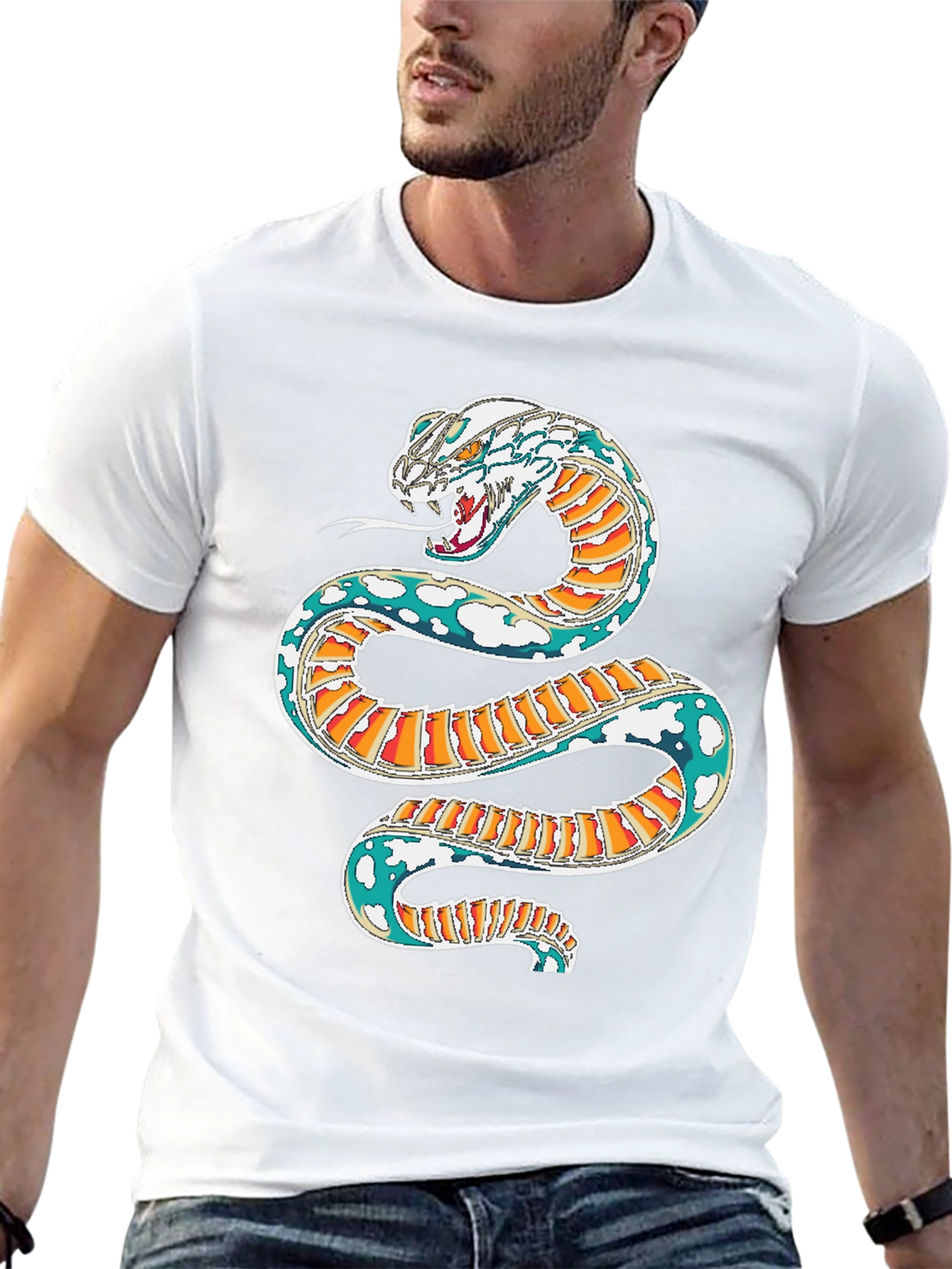 Snake Graphic Tee | Cool Reptile Design