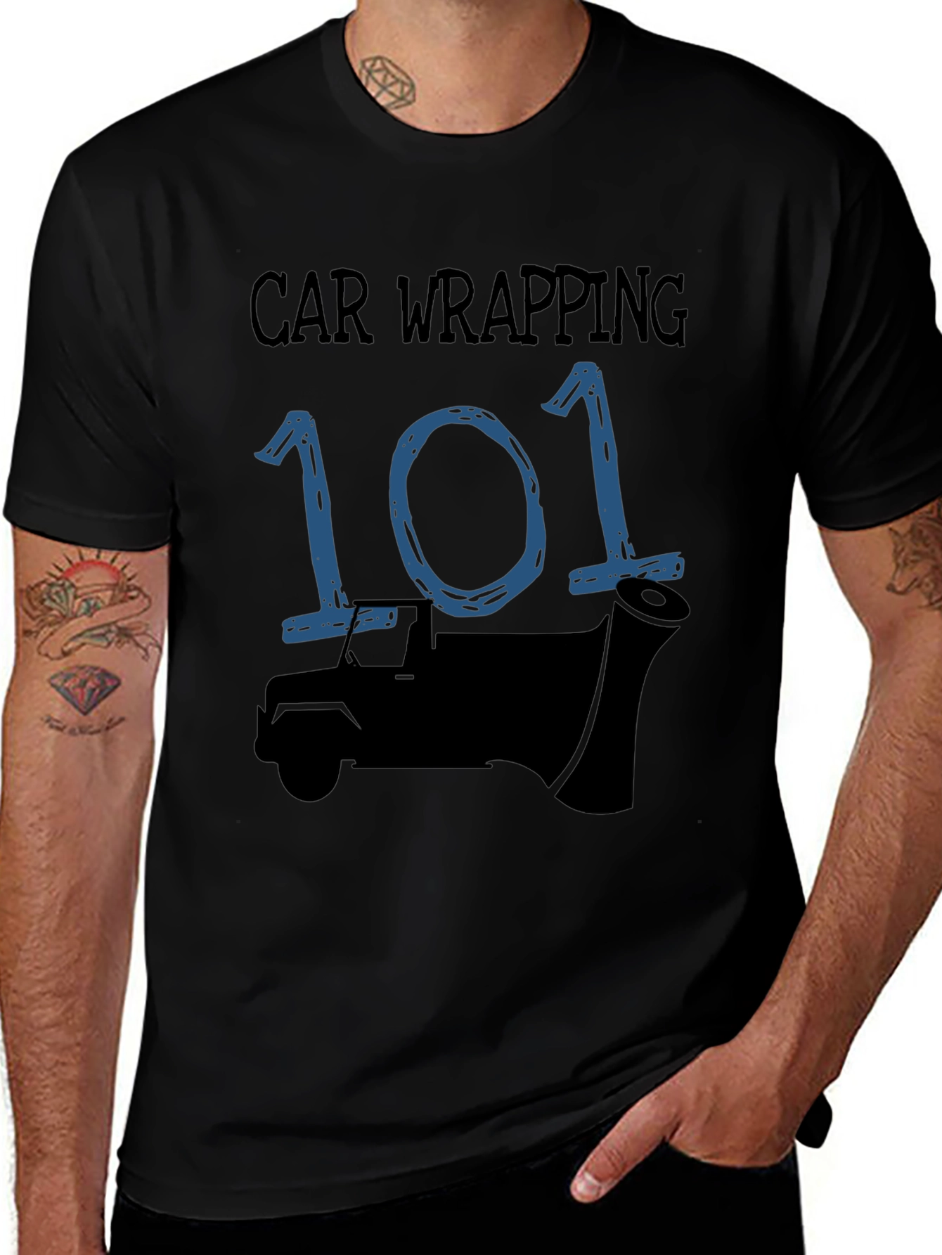 Car Wrapping 101 Graphic T-Shirt