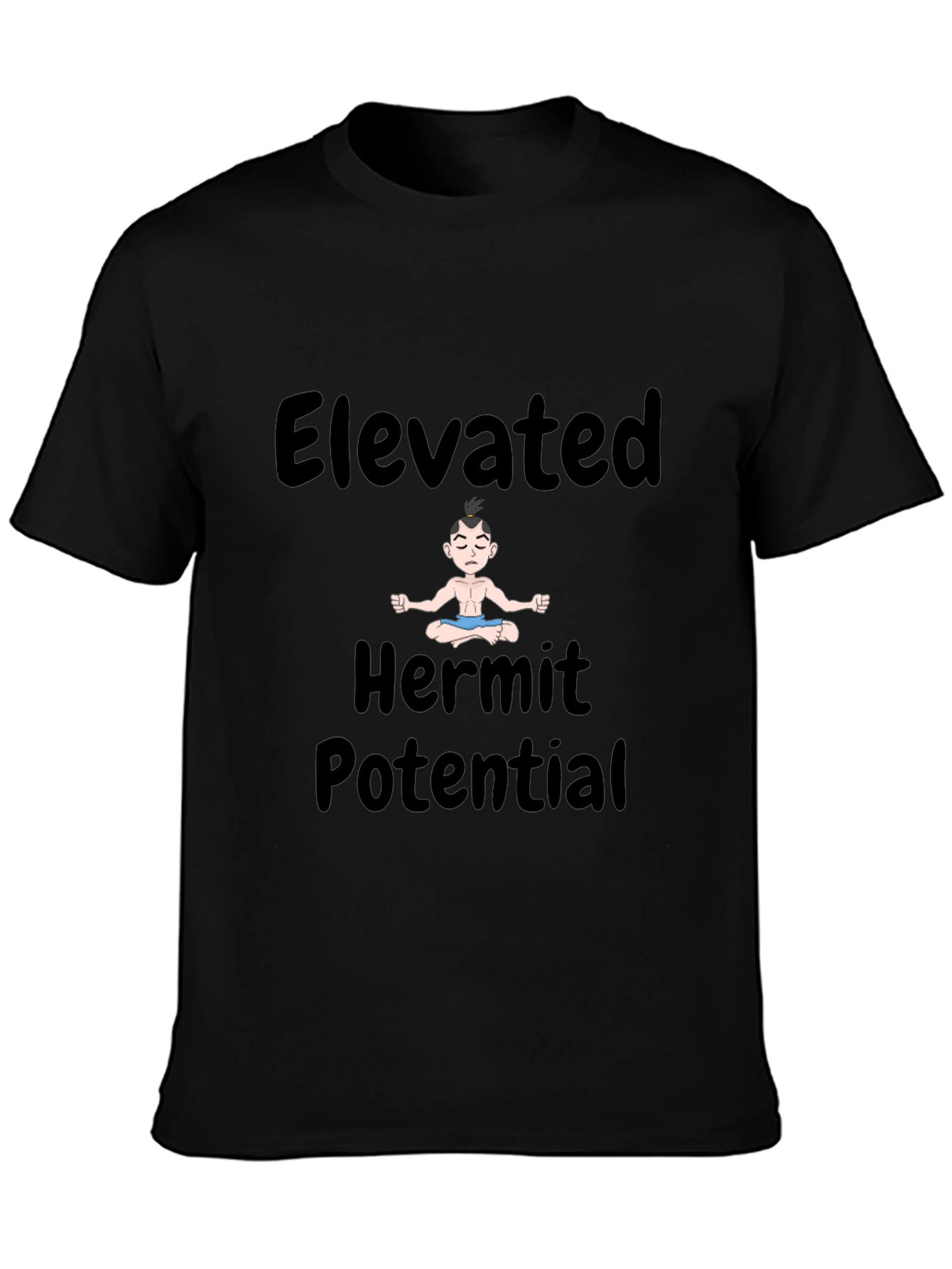 Elevated Hermit Potential Black T-Shirt