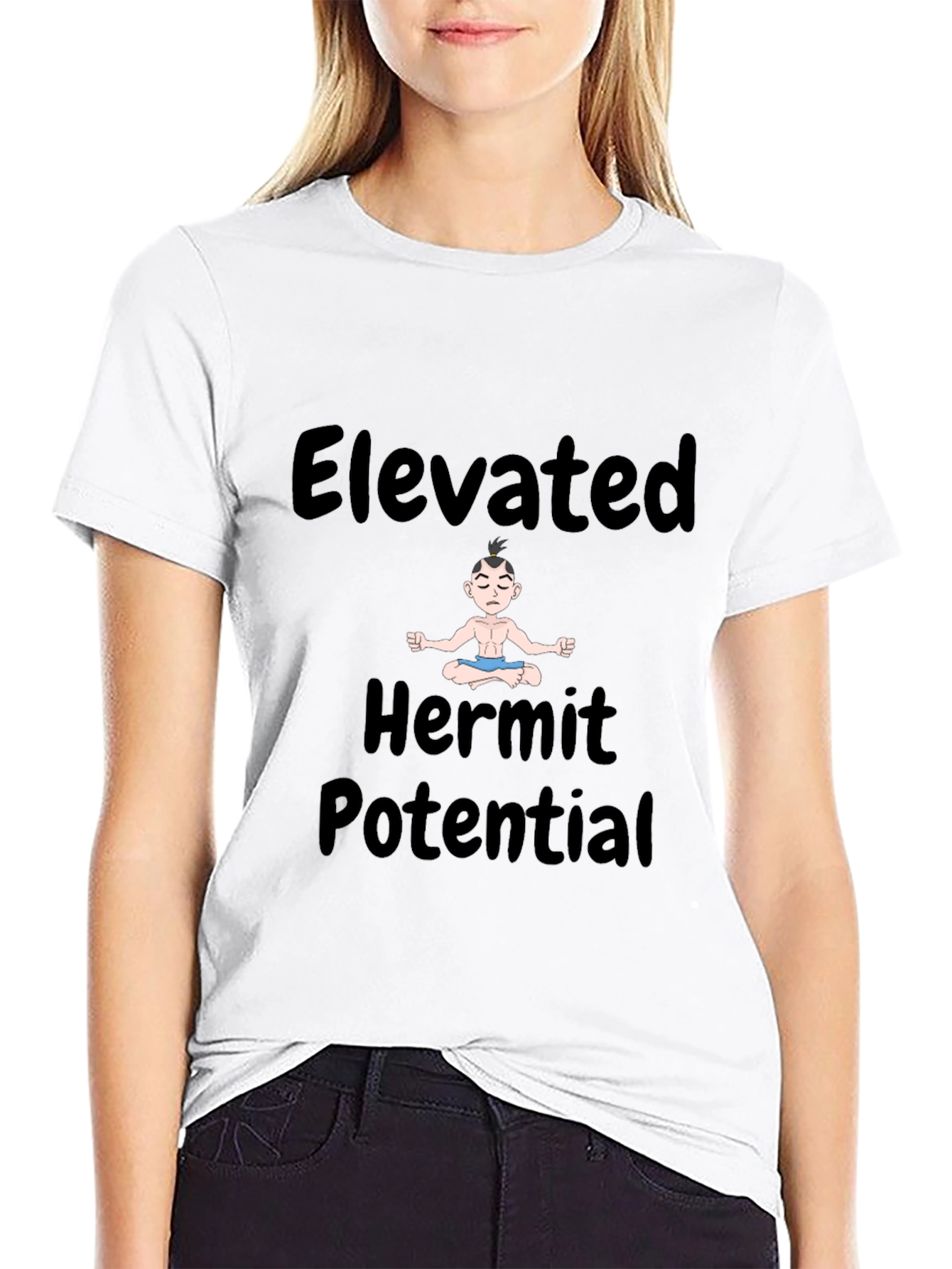 Elevated Hermit Potential Black T-Shirt