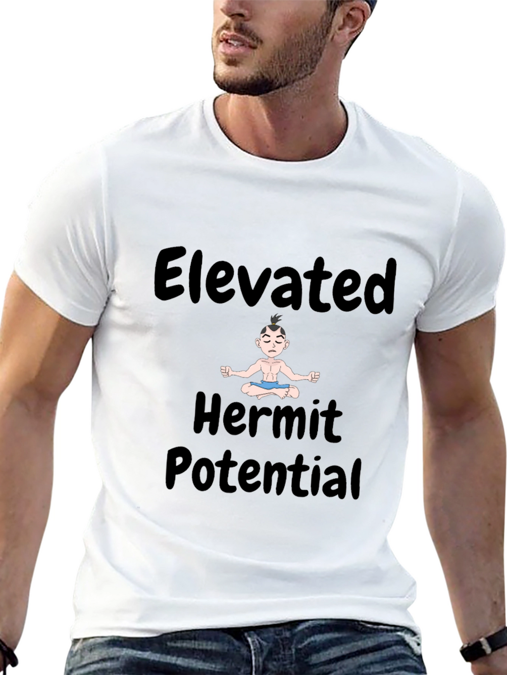 Elevated Hermit Potential Black T-Shirt