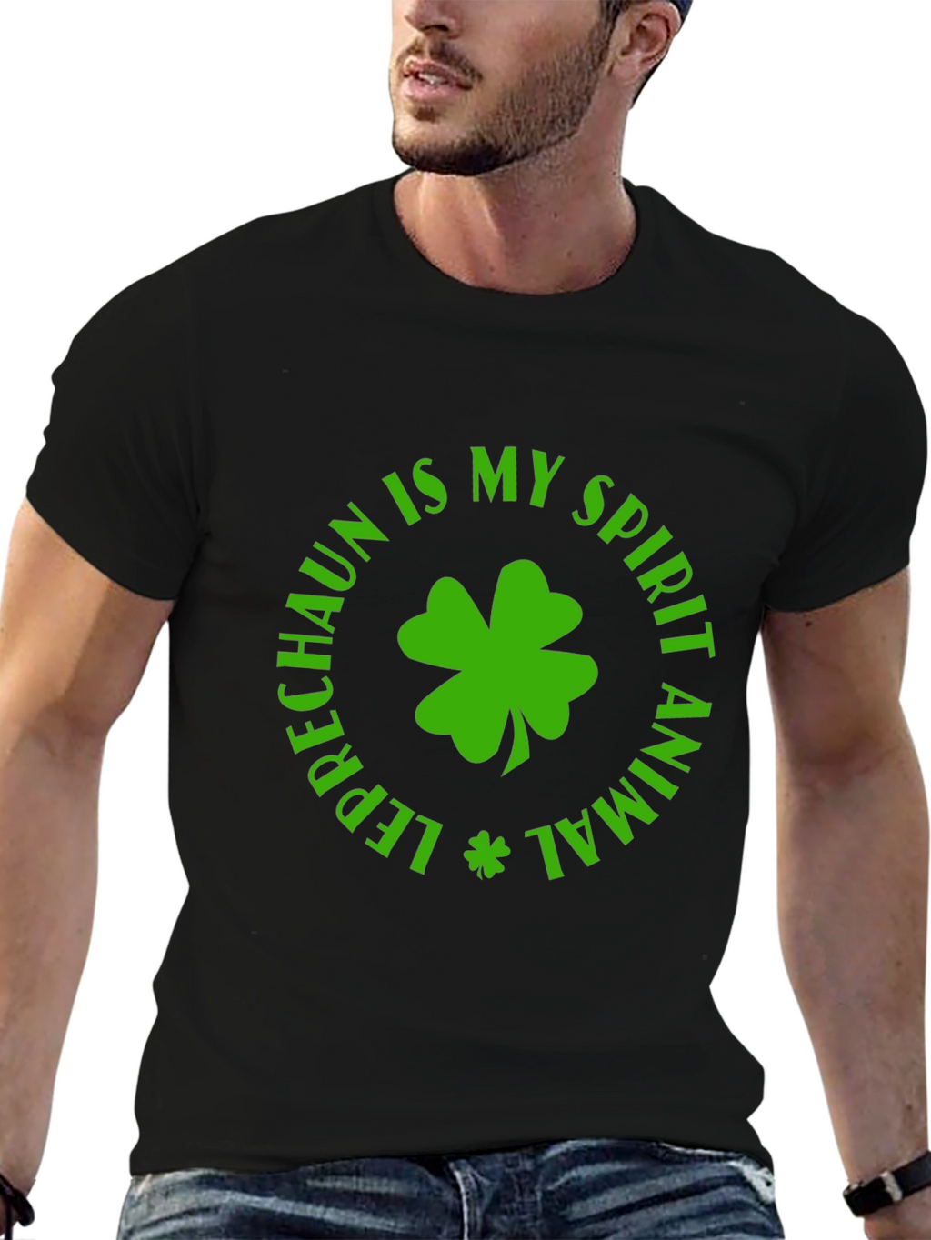 St. Patricks Day Leprechaun Spirit Animal T-Shirt