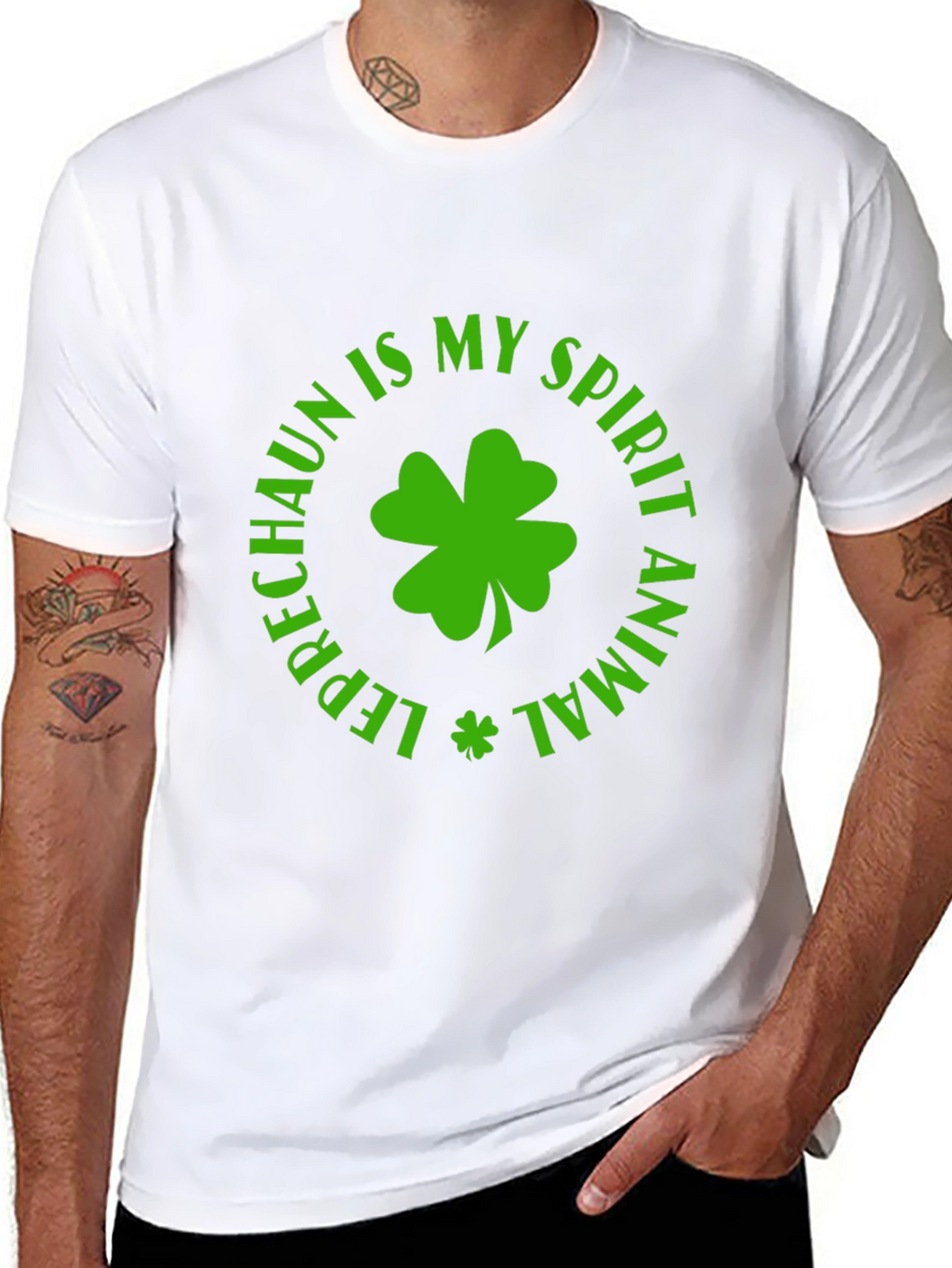 St. Patricks Day Leprechaun Spirit Animal T-Shirt