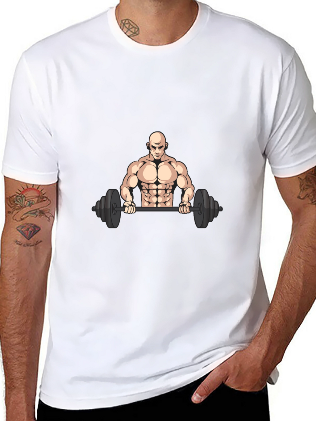 Weightlifting Graphic Tee - Black