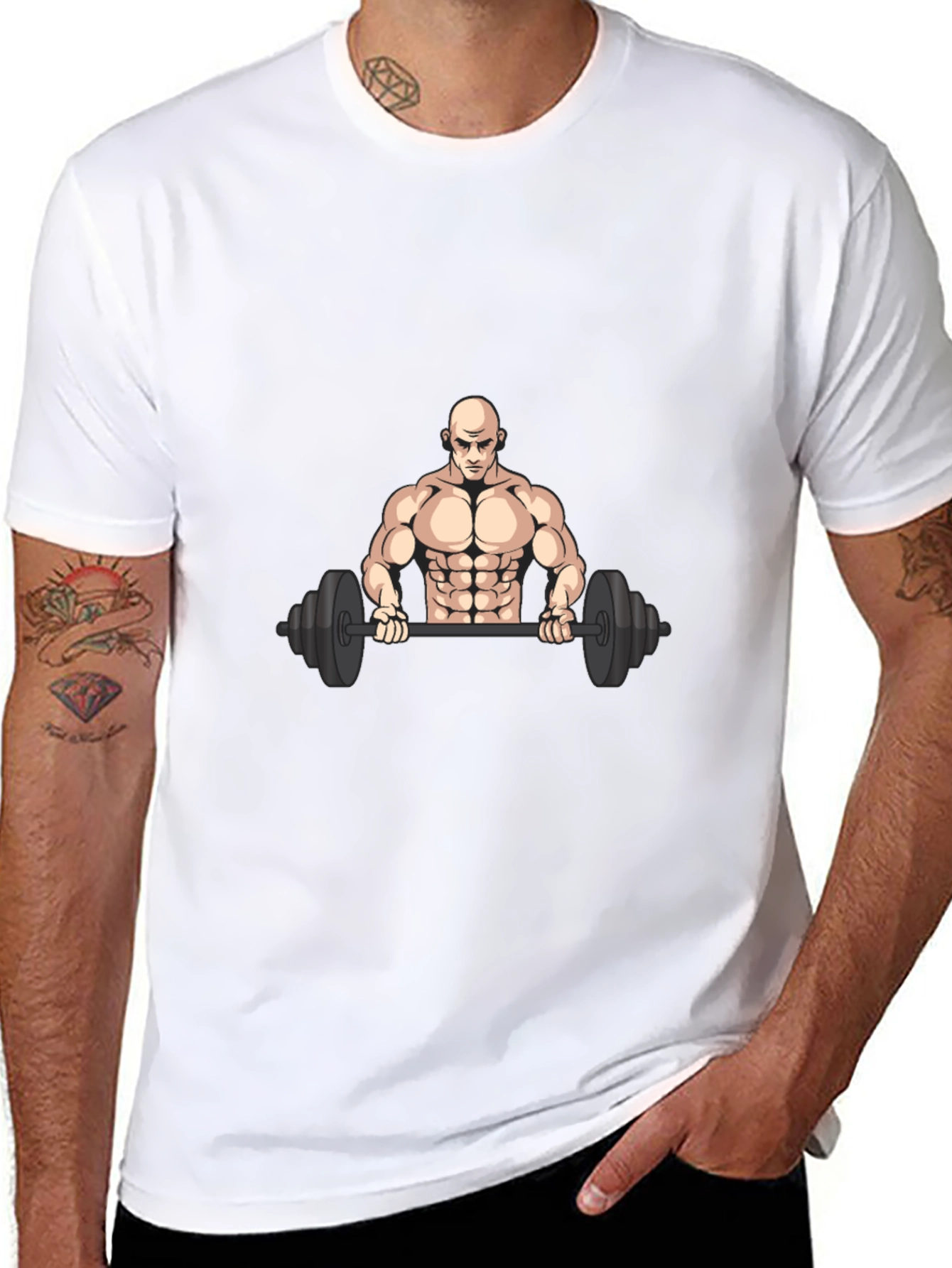 Weightlifting Graphic Tee - Black