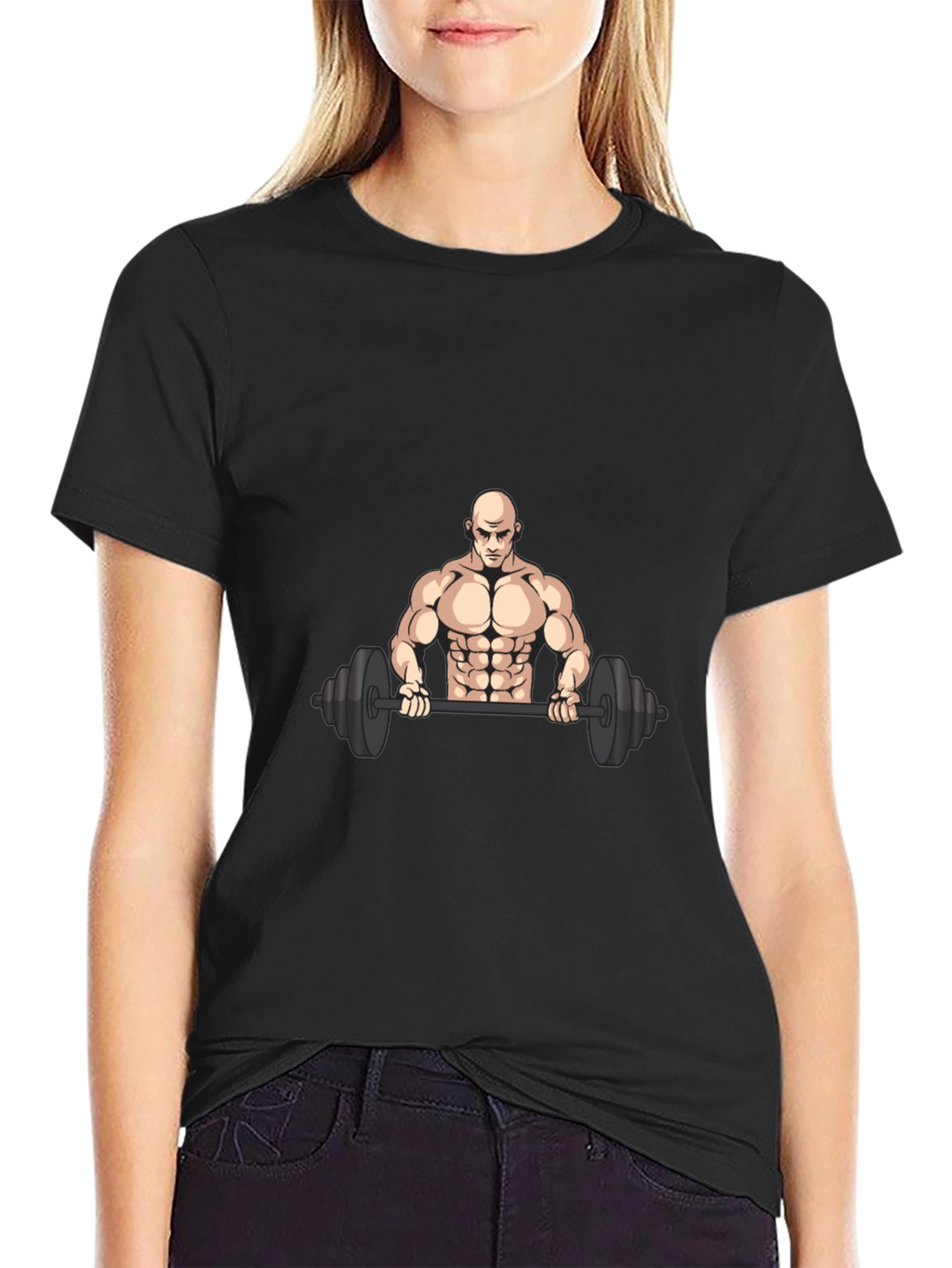 Weightlifting Graphic Tee - Black