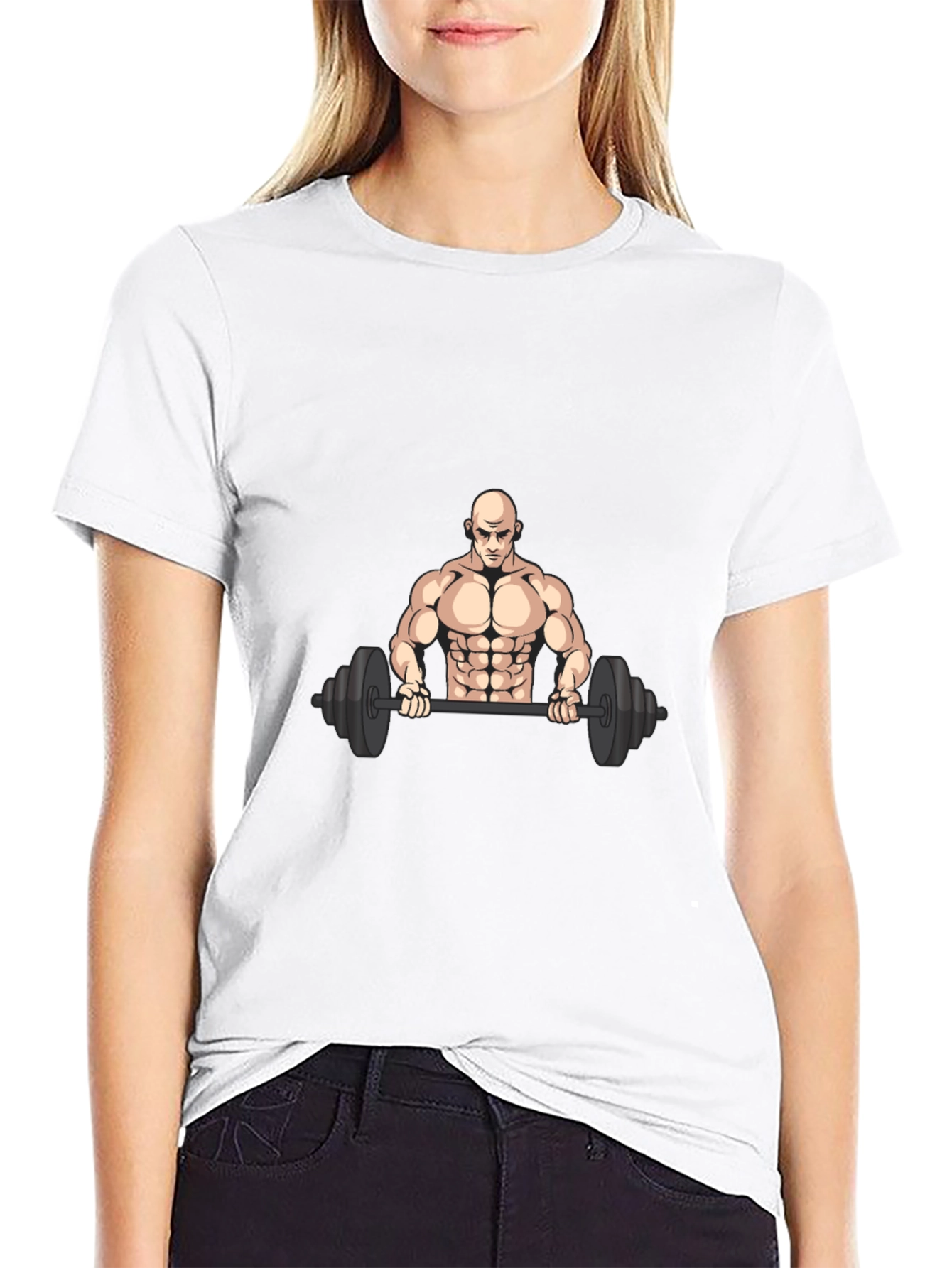 Weightlifting Graphic Tee - Black