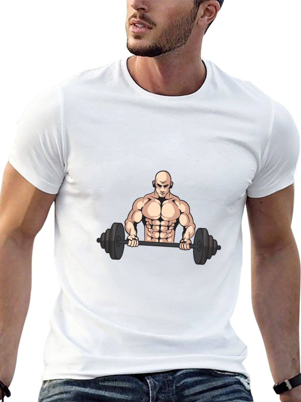 Weightlifting Graphic Tee - Black
