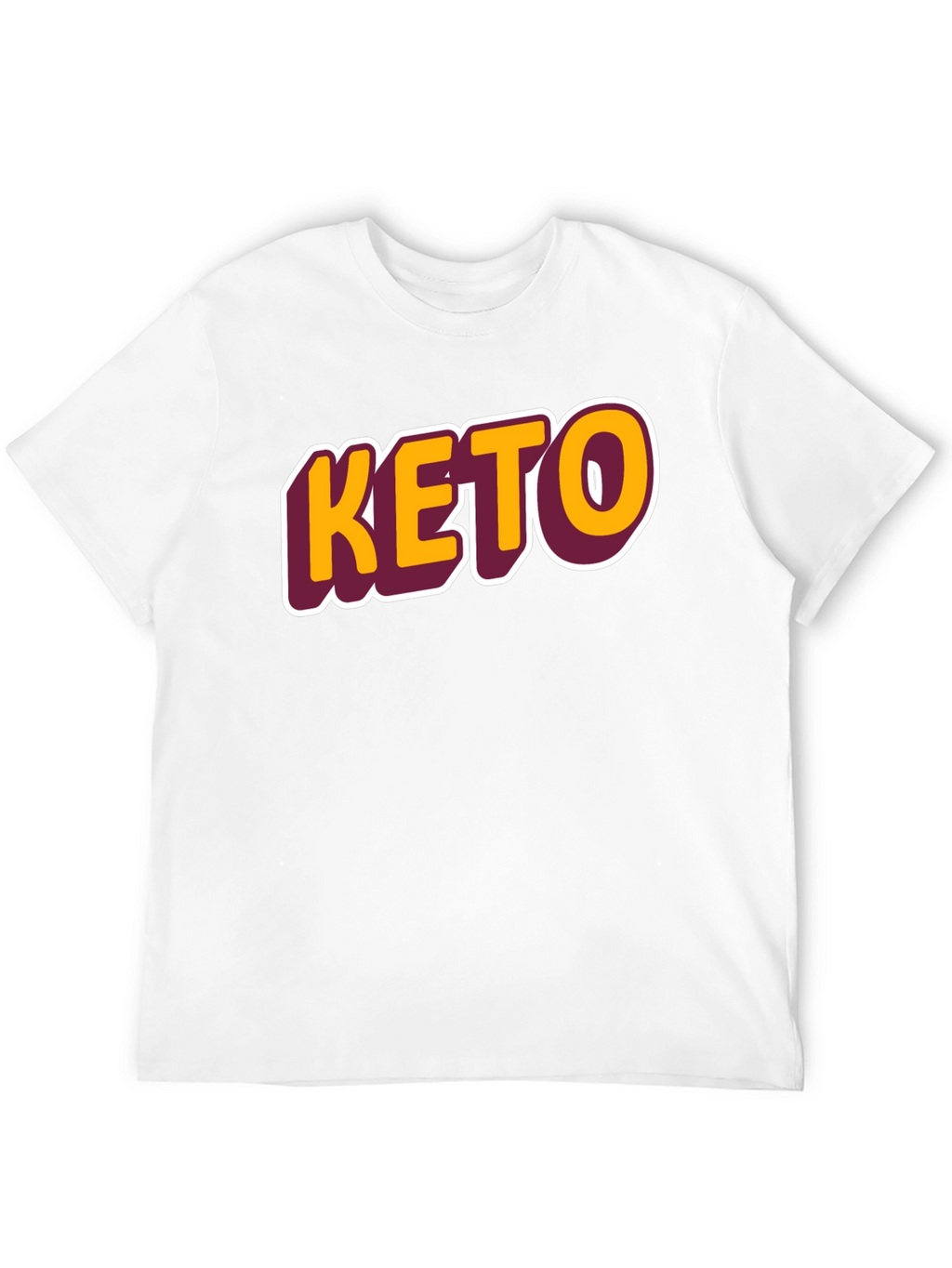 Keto Graphic Tee - Black Casual T-Shirt
