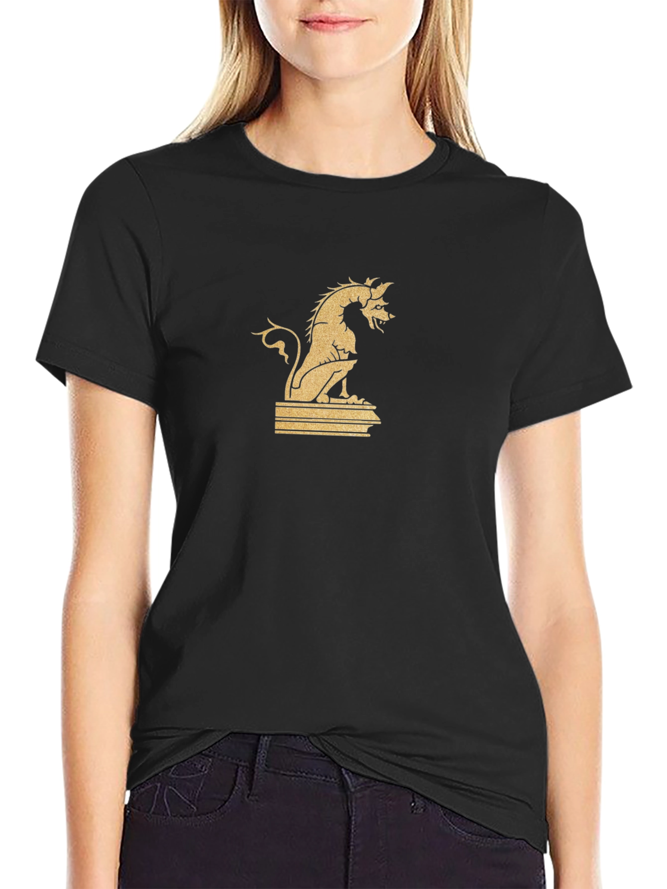 Gargoyle Graphic Black T-Shirt