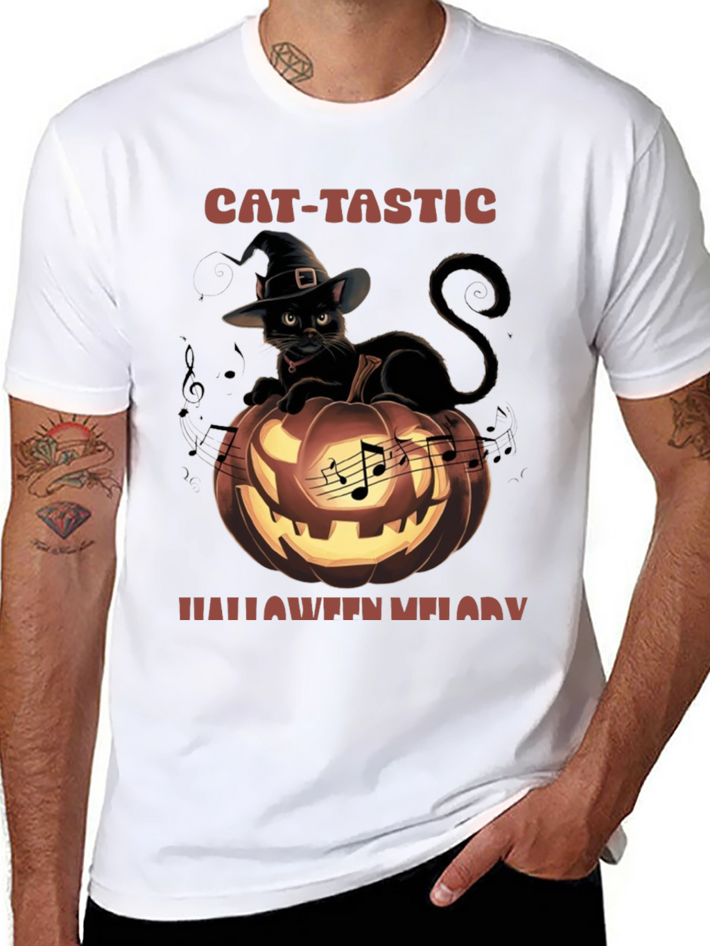 Cat-Tastic Halloween Melody T-Shirt