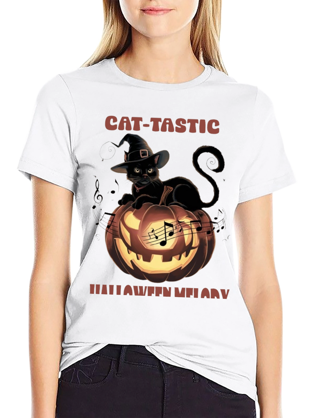 Cat-Tastic Halloween Melody T-Shirt