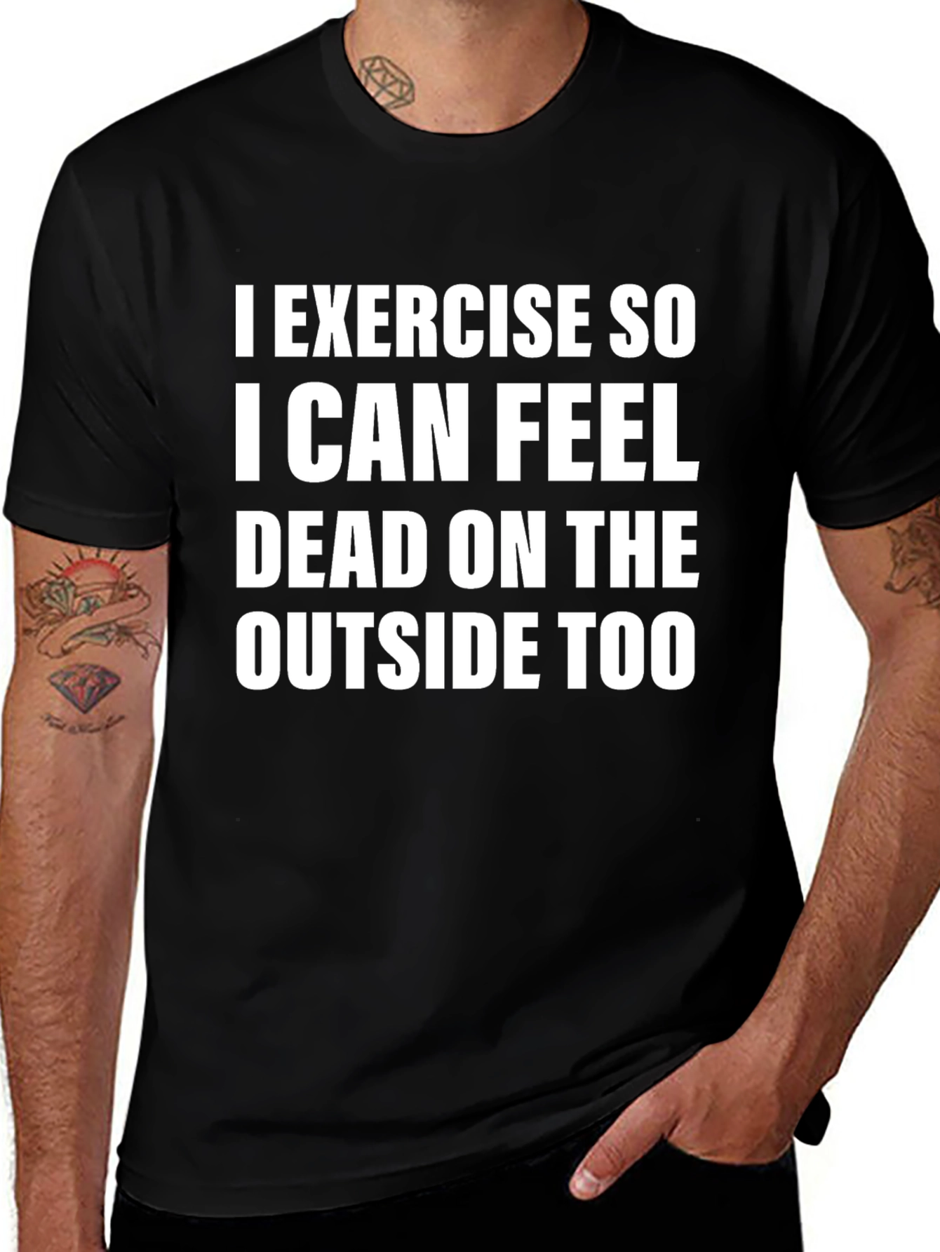 Exercise So I Can Feel Dead T-Shirt