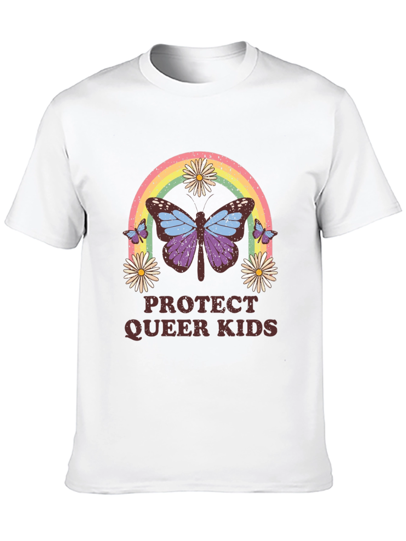 Protect Queer Kids Butterfly T-Shirt