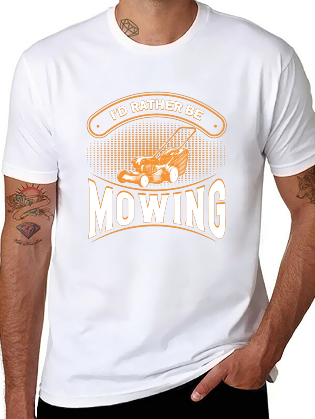 Id Rather Be Mowing T-Shirt - Gardener Gift