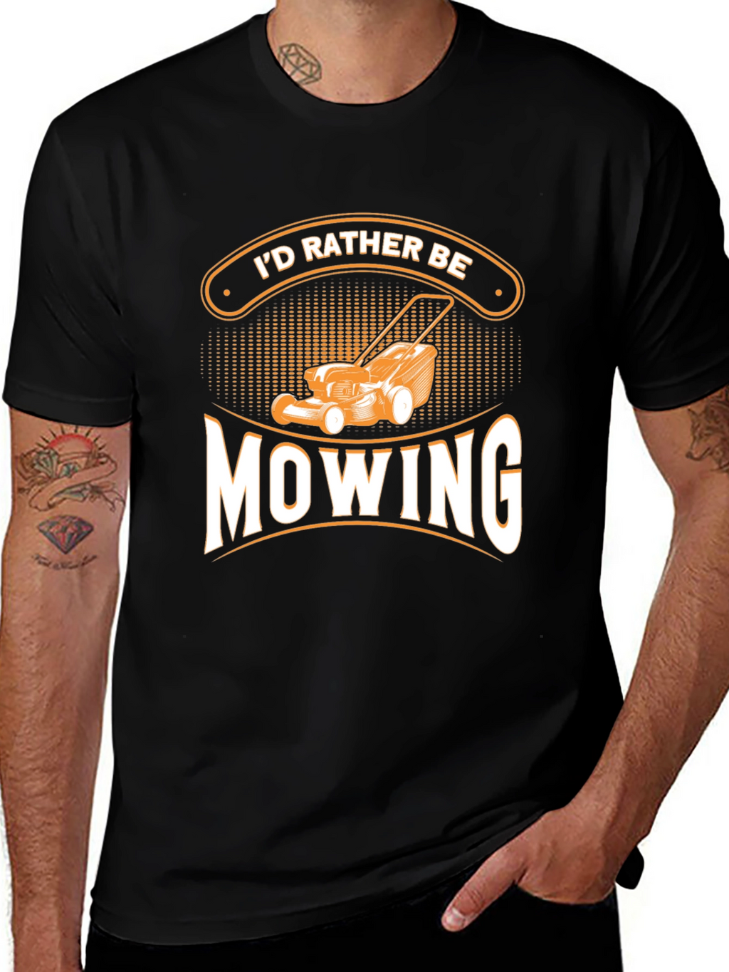 Id Rather Be Mowing T-Shirt - Gardener Gift